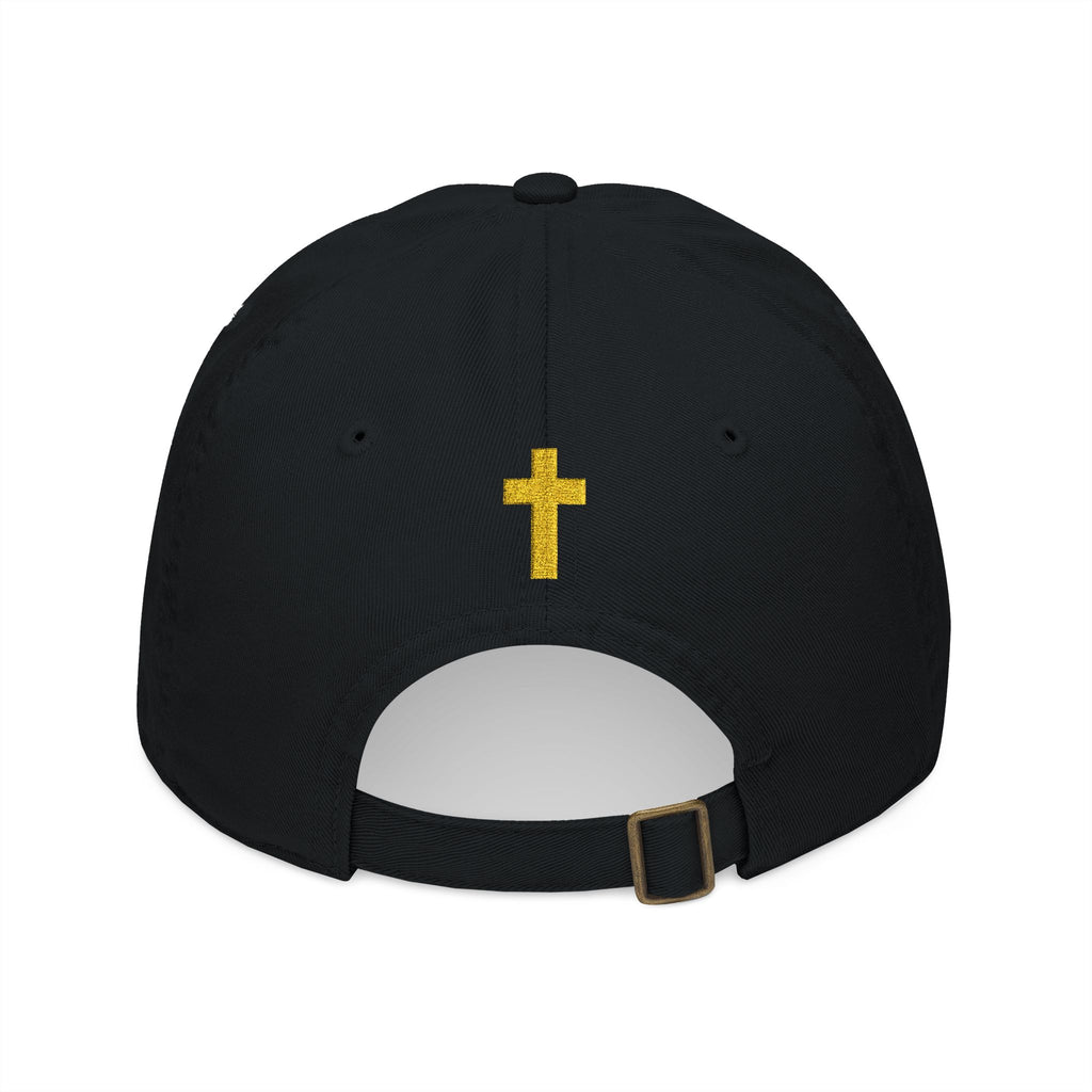 Gorra de béisbol orgánica Faith Crusader | Gorra católica para hombre | Gorra con cruz bordada | Regalo para padres y esposos