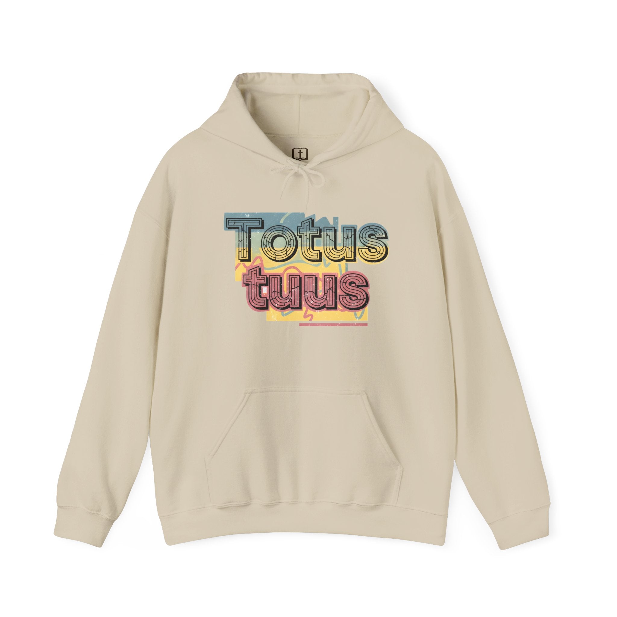 Totus Tuus Retro Hoodie | Modern Catholic Faith Apparel