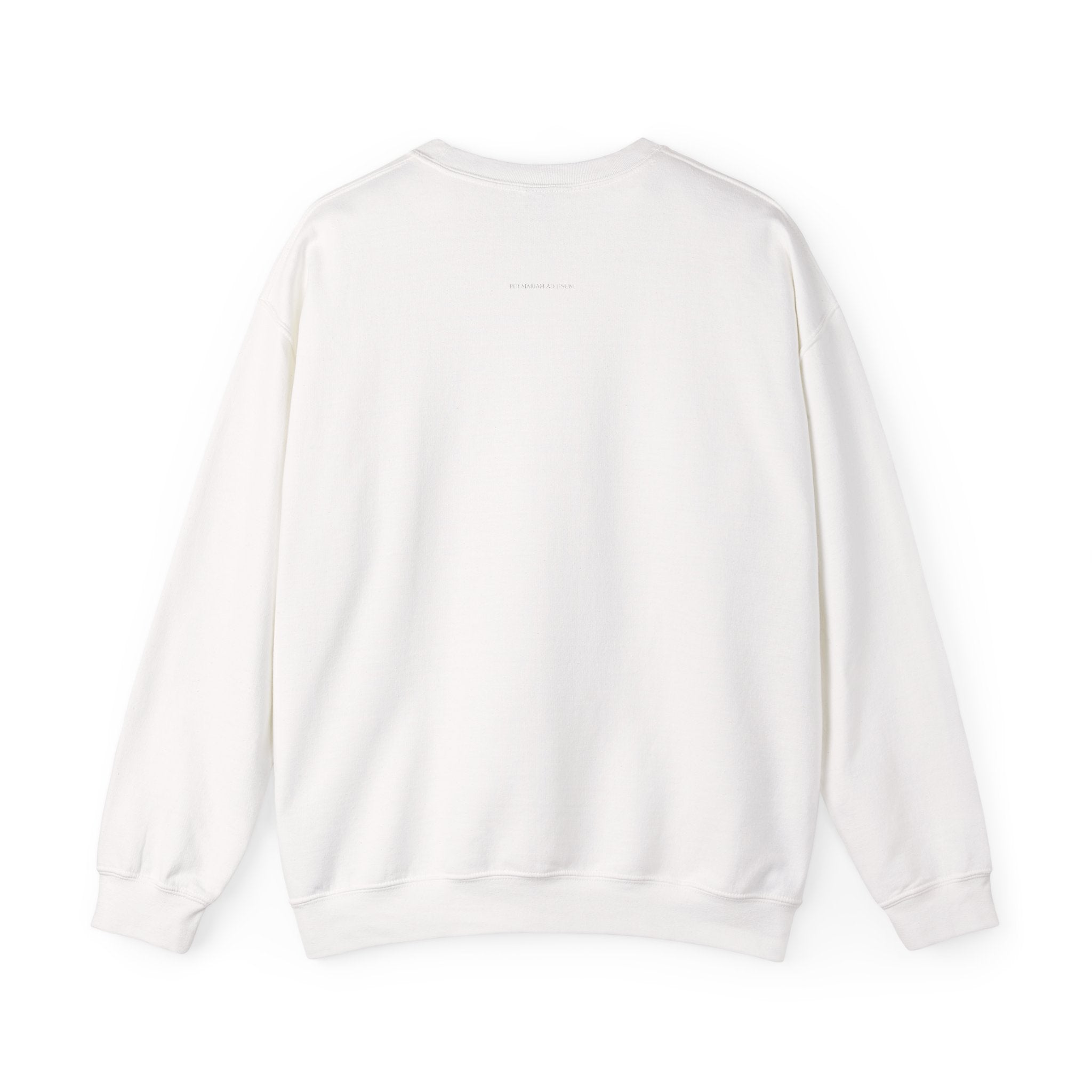 Marian Minimalist Sweatshirt | Women’s Faith-Inspired Crewneck | Cozy Fall & Winter Wear