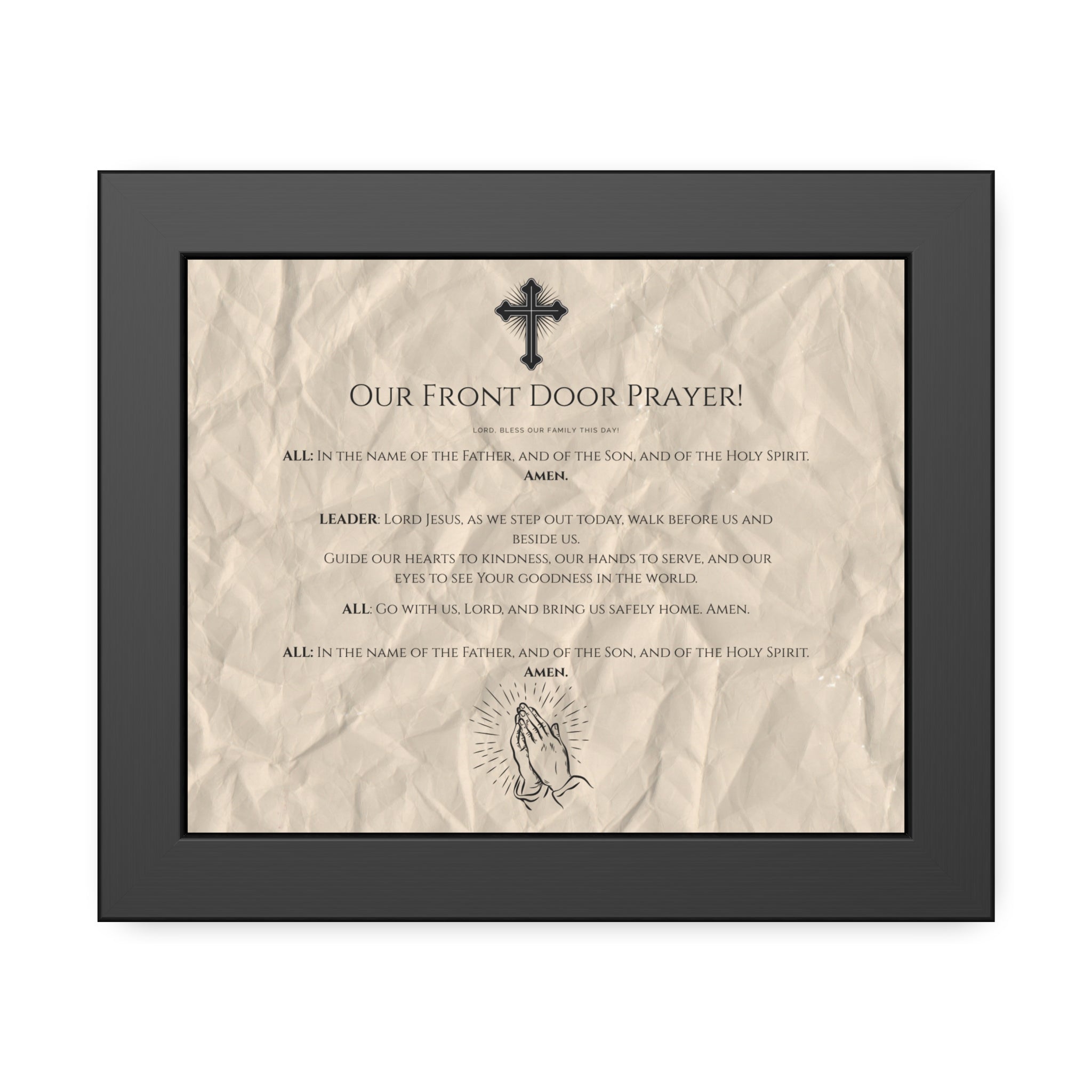 Oración familiar para la puerta de entrada – Bendición católica del hogar