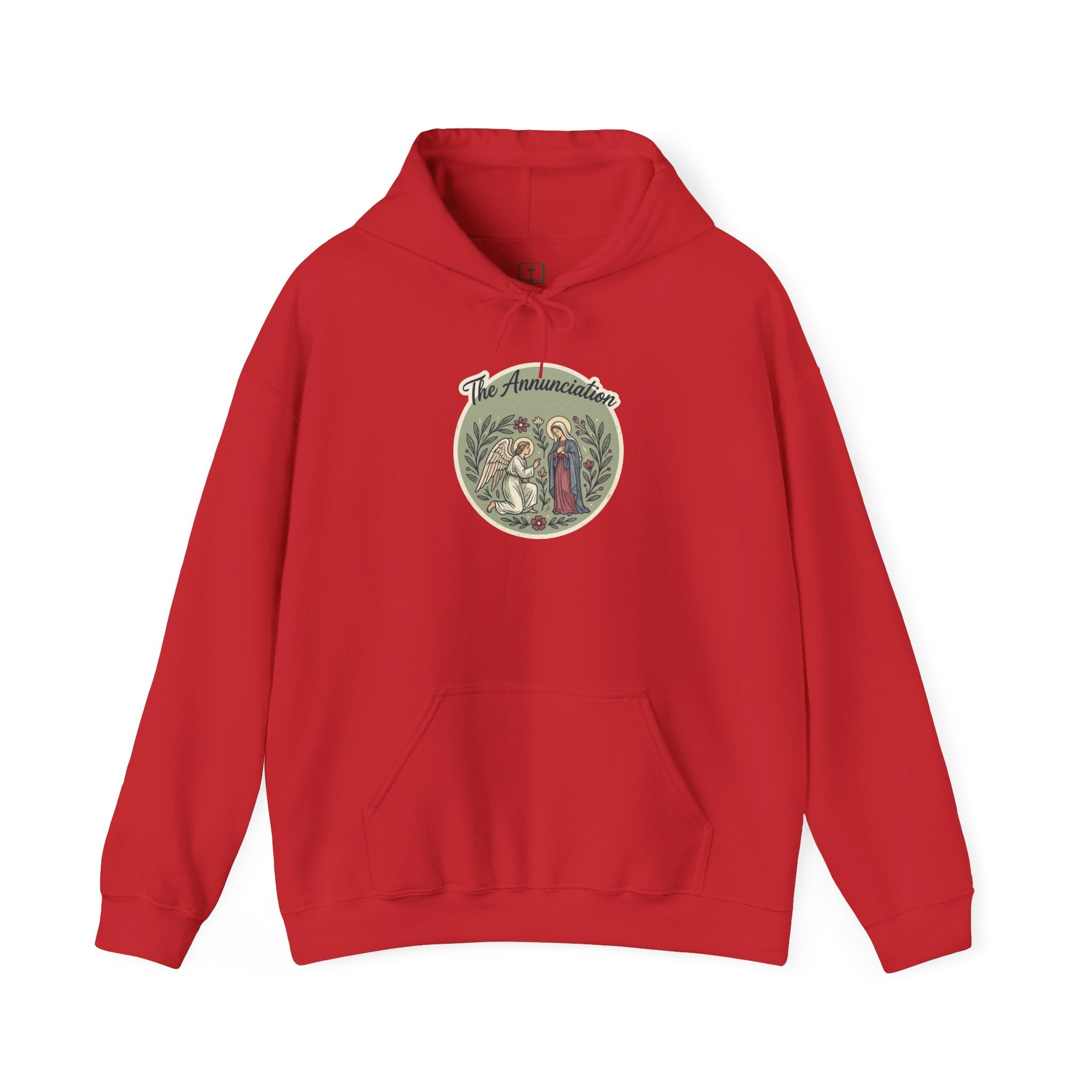 Sudadera católica de la Anunciación - Sudadera vintage con fe mariana