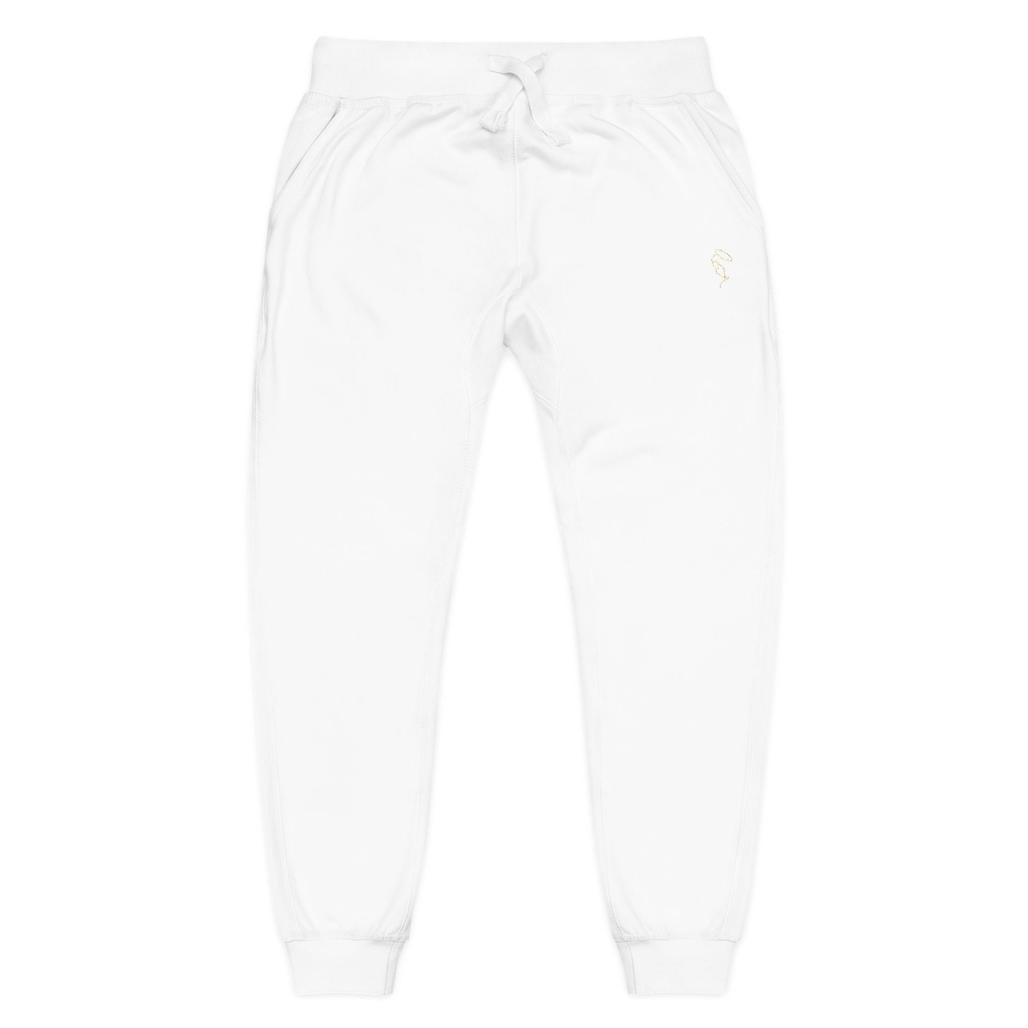 Pantalones deportivos de polar bordados Mariam | Ropa de estar por casa con inspiración religiosa para mujer | Ropa católica acogedora | Regalo para mamás e hijas