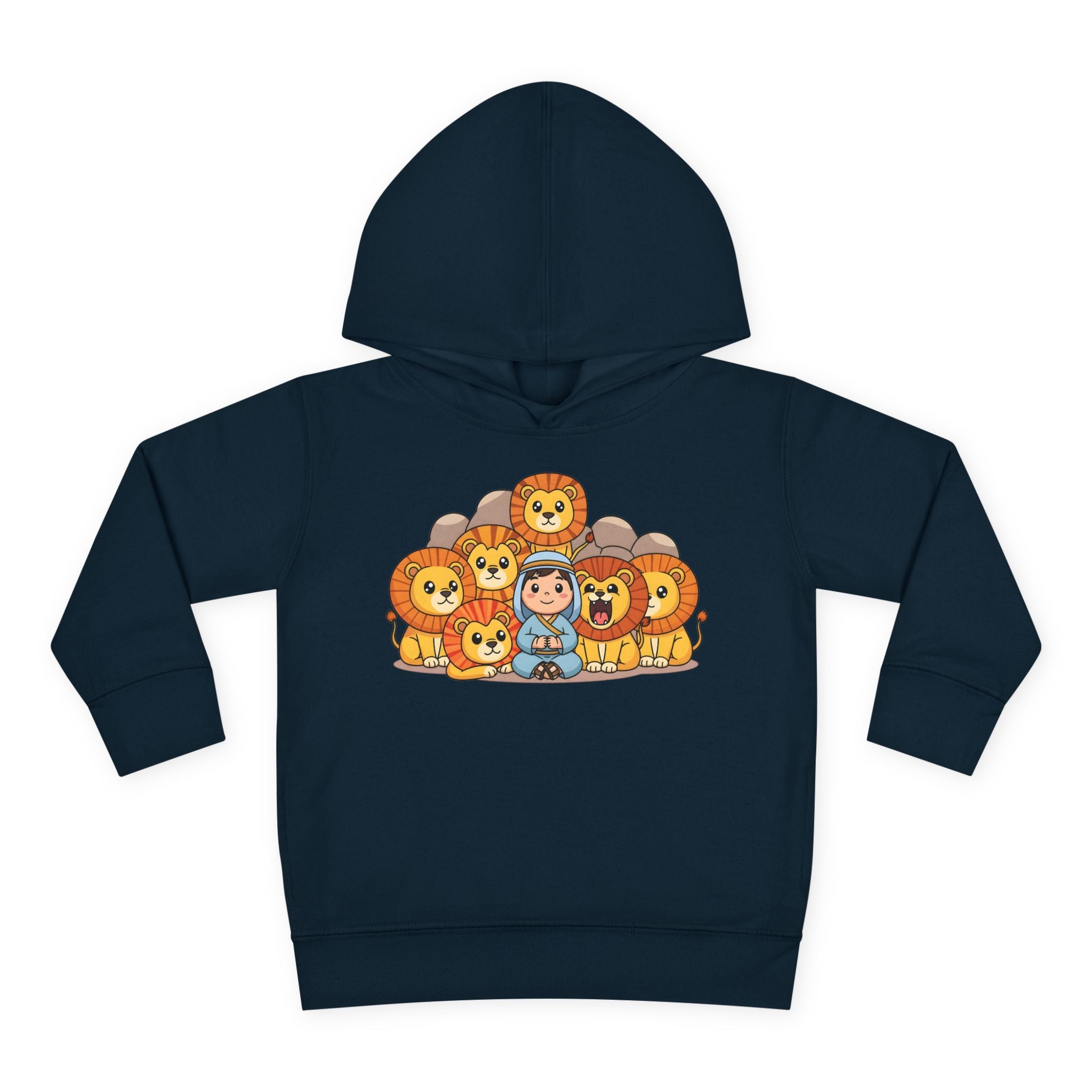 Sudadera con capucha para niños pequeños de Daniel en el foso de los leones | Ropa católica para niños 