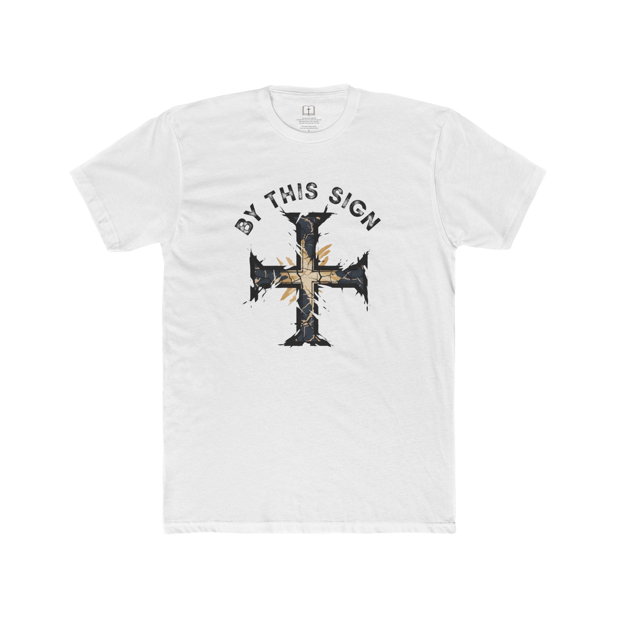 "By This Sign" Men's Crusader Cross T-Shirt