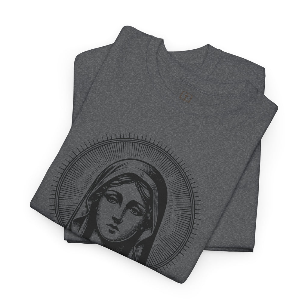 Vintage Inspired Mary Women’s T-Shirt | Catholic Art Tee | Faith-Based Apparel