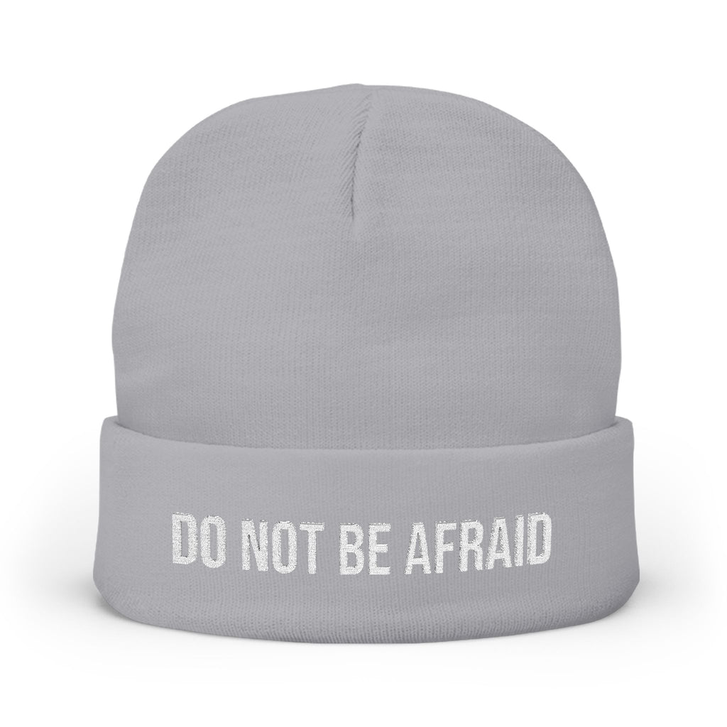 Gorro católico "No tengas miedo" | Gorro de invierno tejido 