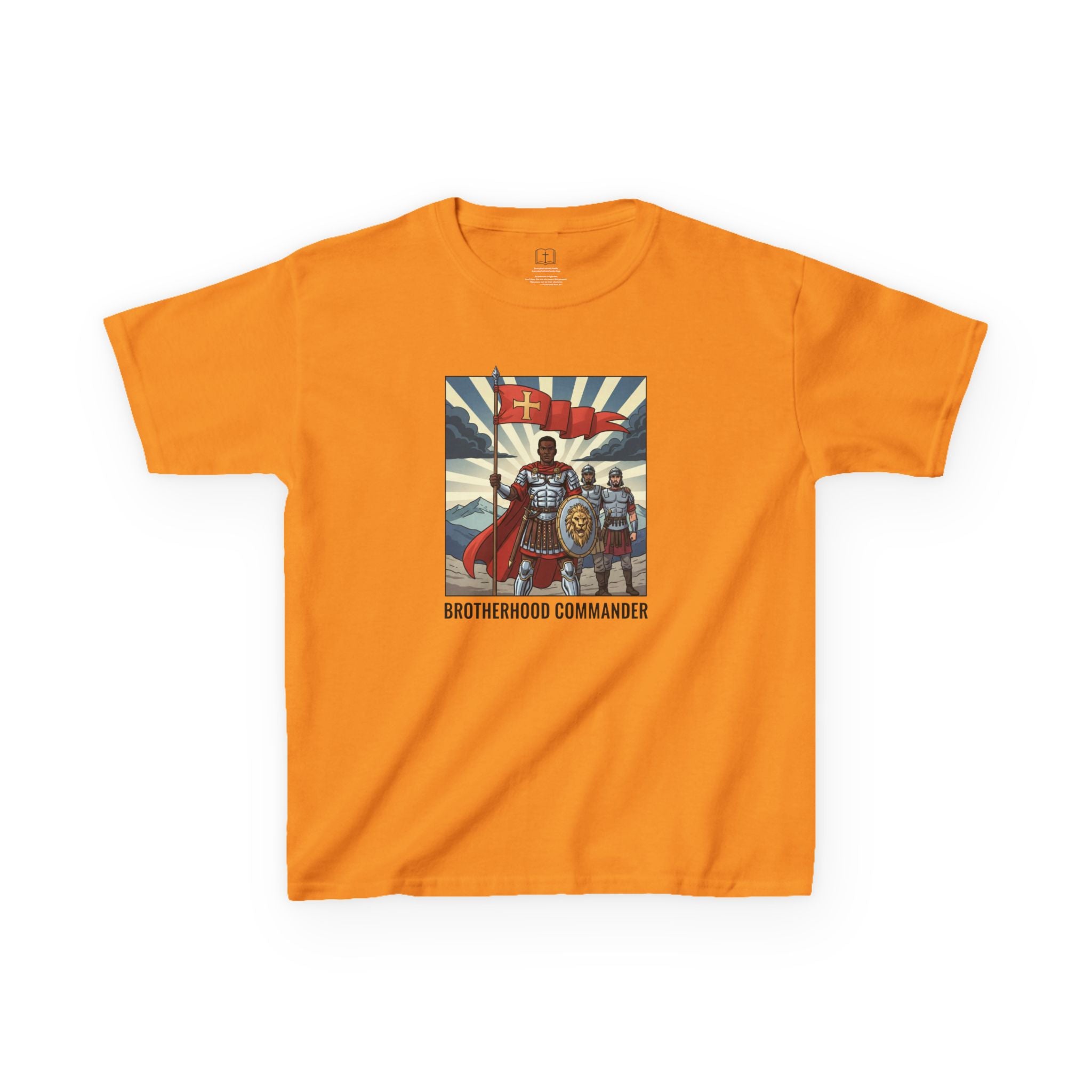 Brotherhood Commander Kids Tee - Fun Graphic Tee for Boys & Girls, Perfect for Playtime, Gifts, Birthdays, or Celebrations