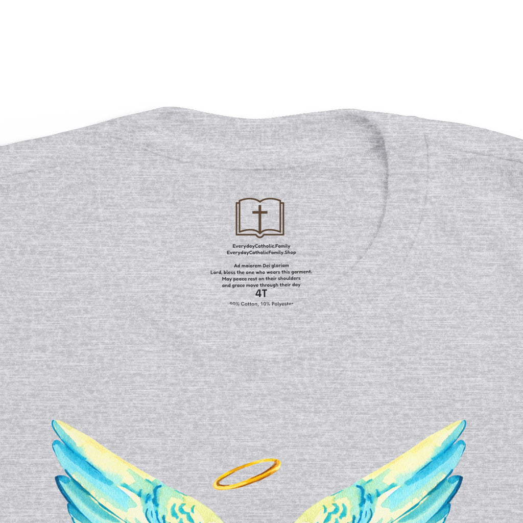 Camiseta con alas de ángel para niños pequeños