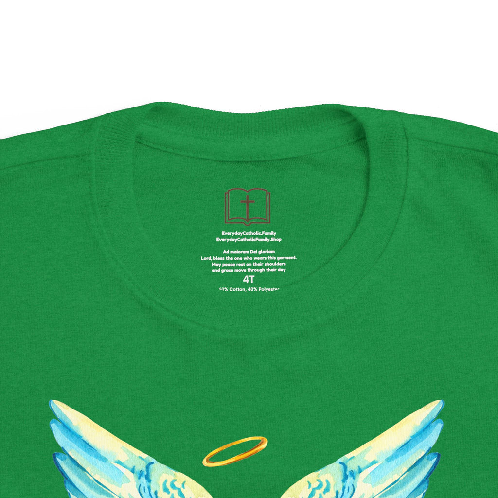 Camiseta con alas de ángel para niños pequeños