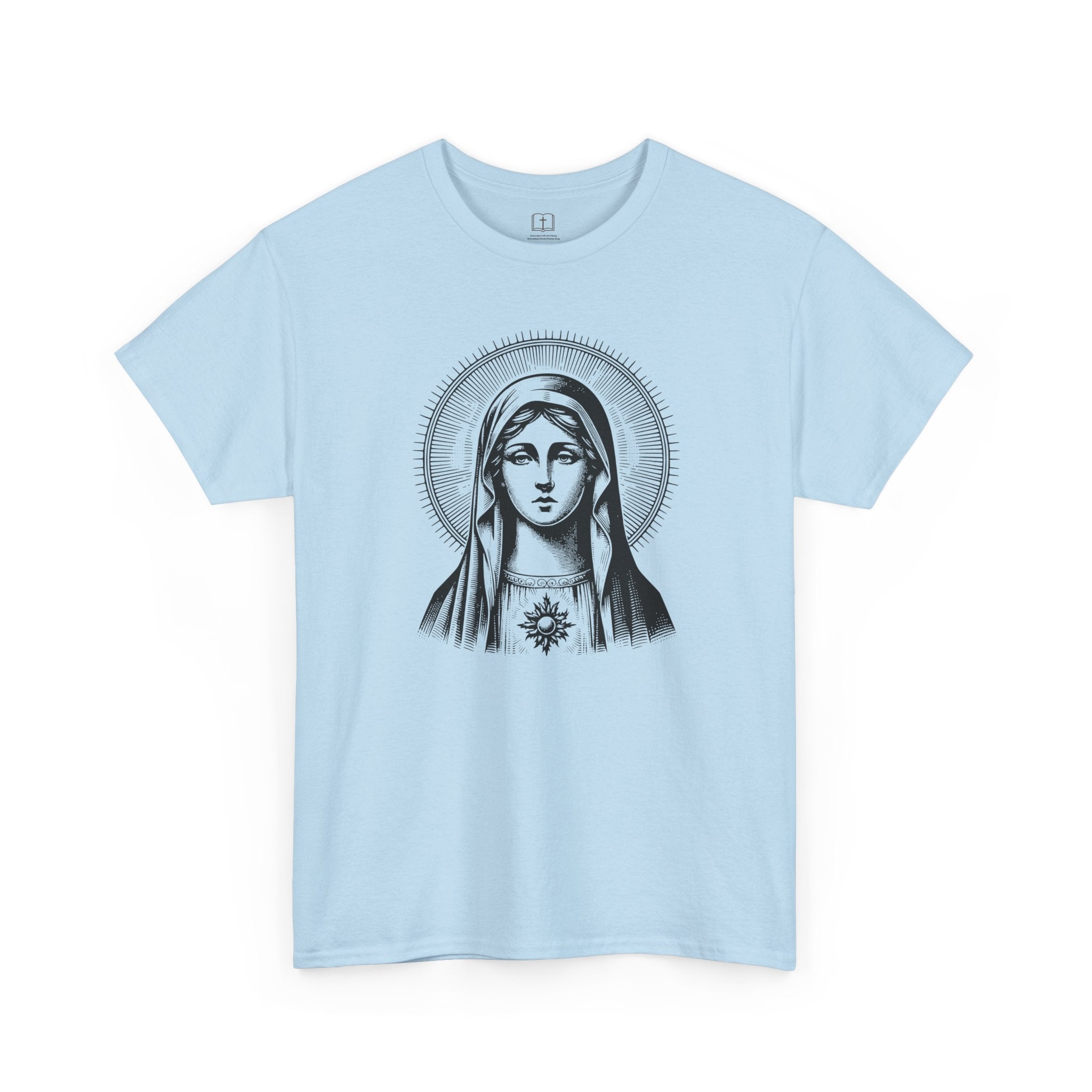 Camiseta de María de inspiración vintage para mujer | Camiseta de arte católico | Ropa religiosa