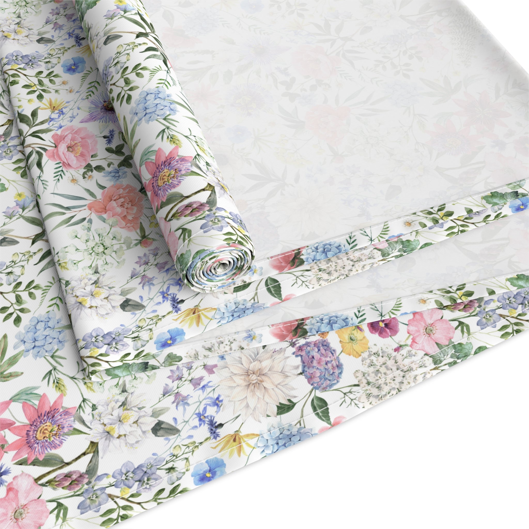 Camino de mesa con medallón floral IHS de reliquia - Decoración católica para el hogar y la fe