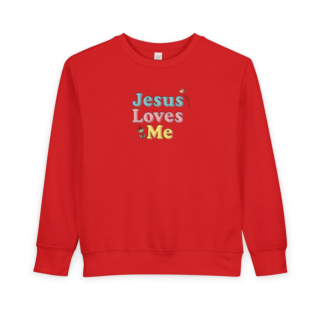 Sudadera pastel "Jesús me ama" para niño | Suéter cristiano para niño 