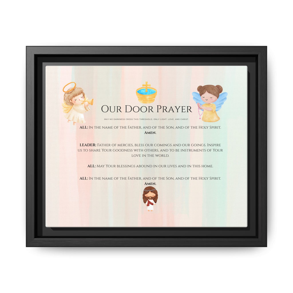 Arte mural de los Ángeles de la Misericordia “Oración en nuestra puerta”