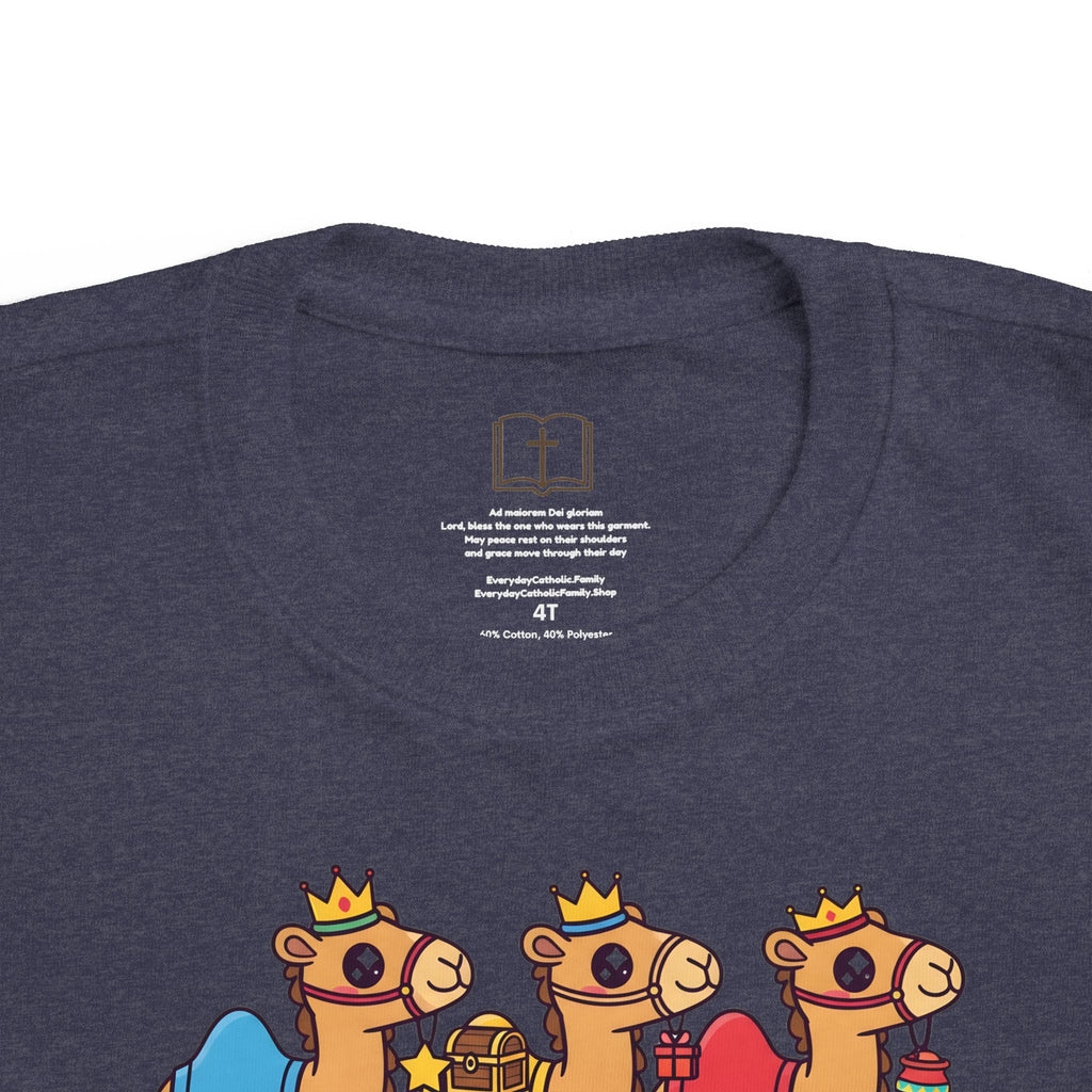 Camellos de los Reyes Magos de Navidad - Camiseta para niños pequeños