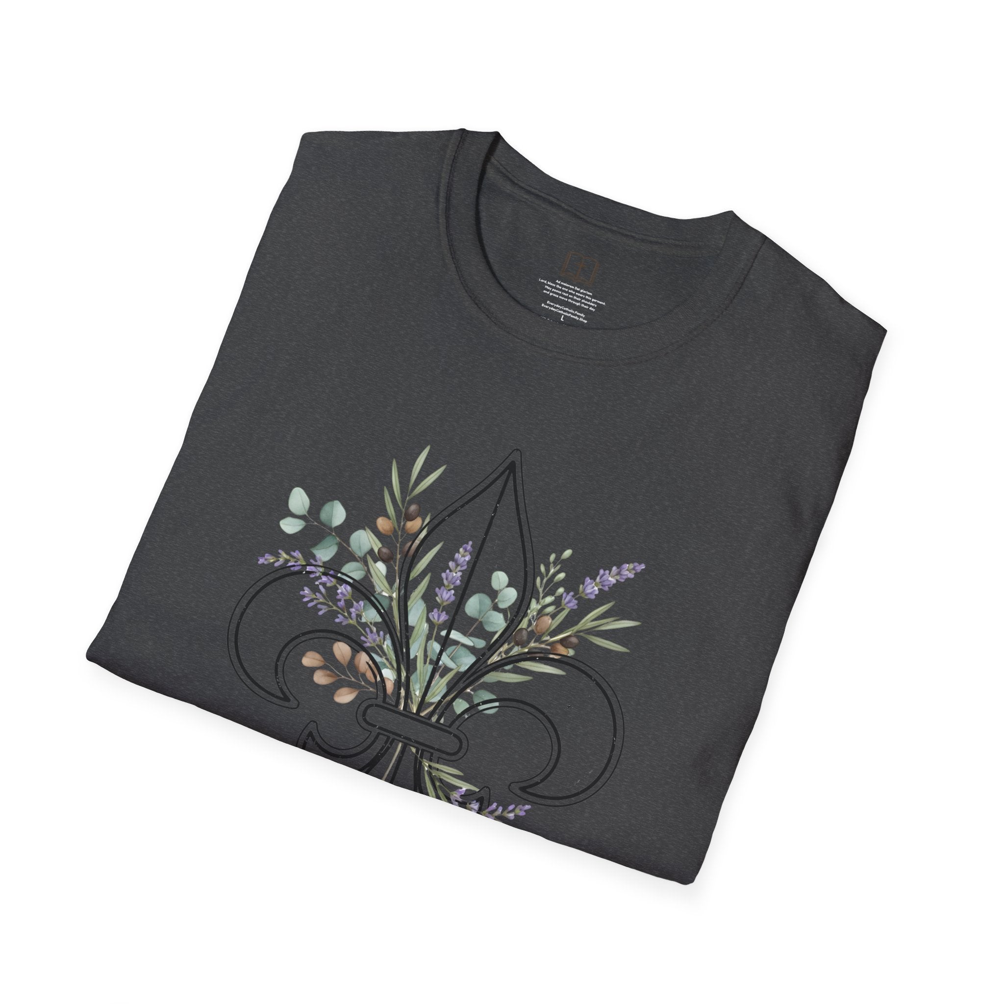 Camiseta floral de flor de lis de Faith &amp; Family Home
