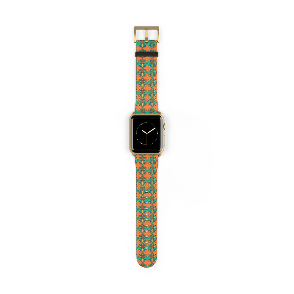 Correa para iWatch con cruz geométrica – Edición Modern Faith para mujer