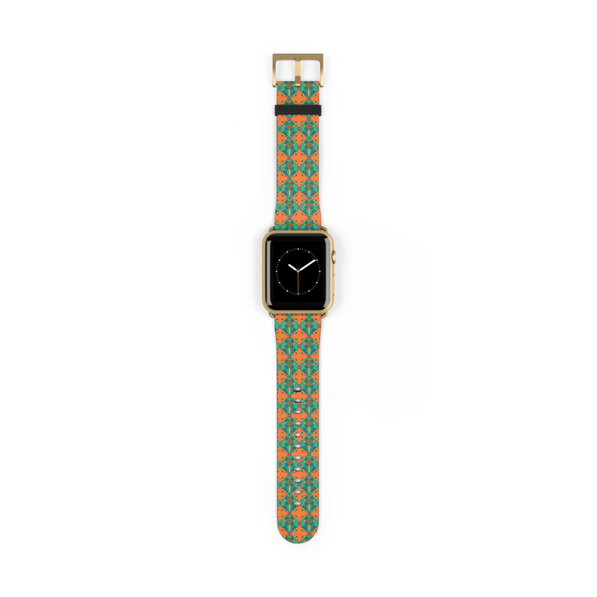 Correa para iWatch con cruz geométrica – Edición Modern Faith para mujer