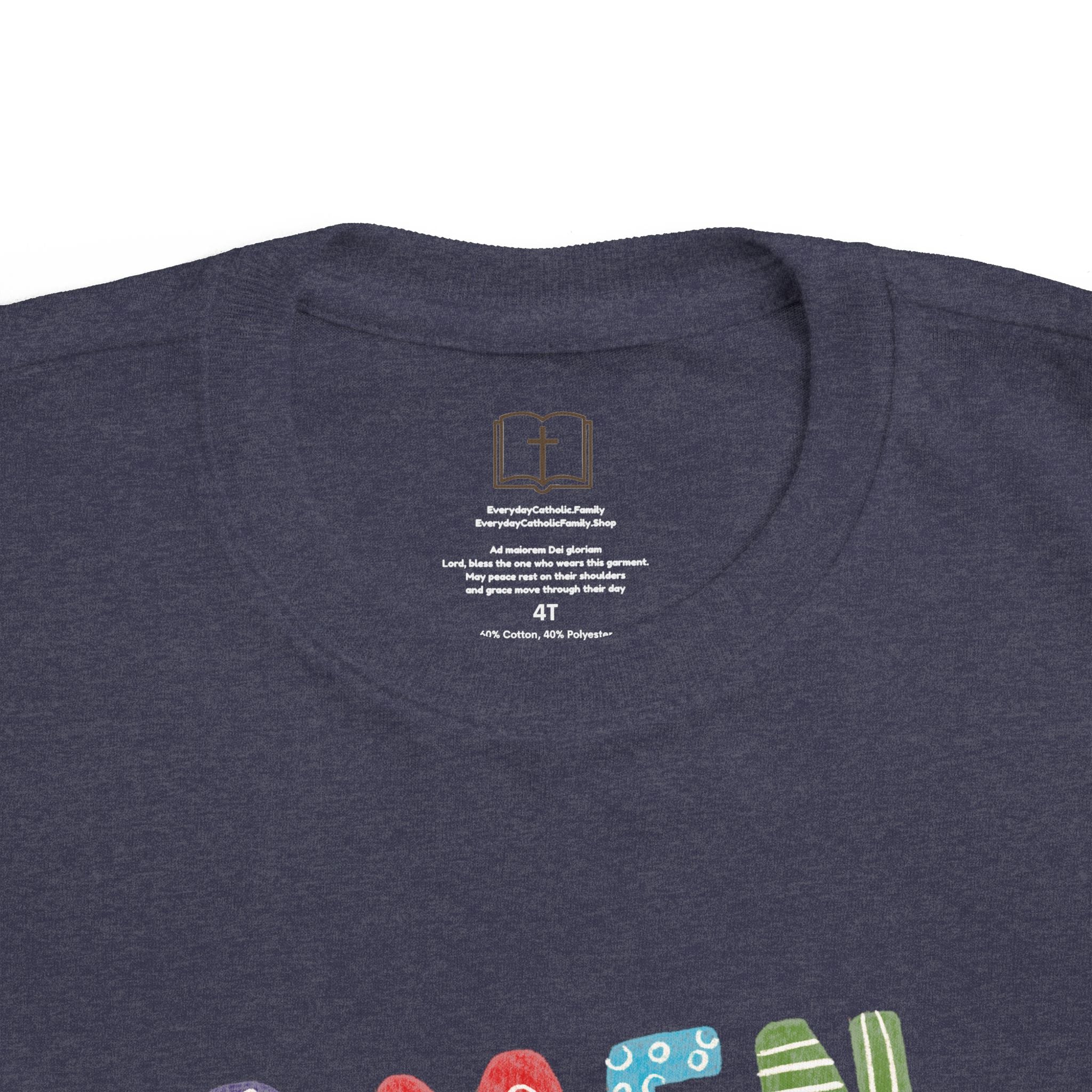 Colorful Toddler's 'AMEN' Jersey Tee - Comfortable & Fun Kids Wear