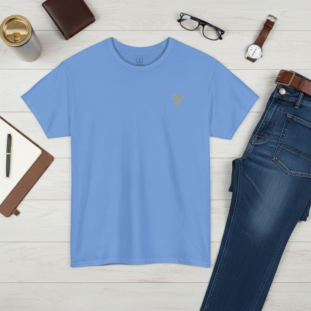 Camiseta para hombre "Nobis Domine" | "No a nosotros, Señor, sino a tu nombre sea la gloria"