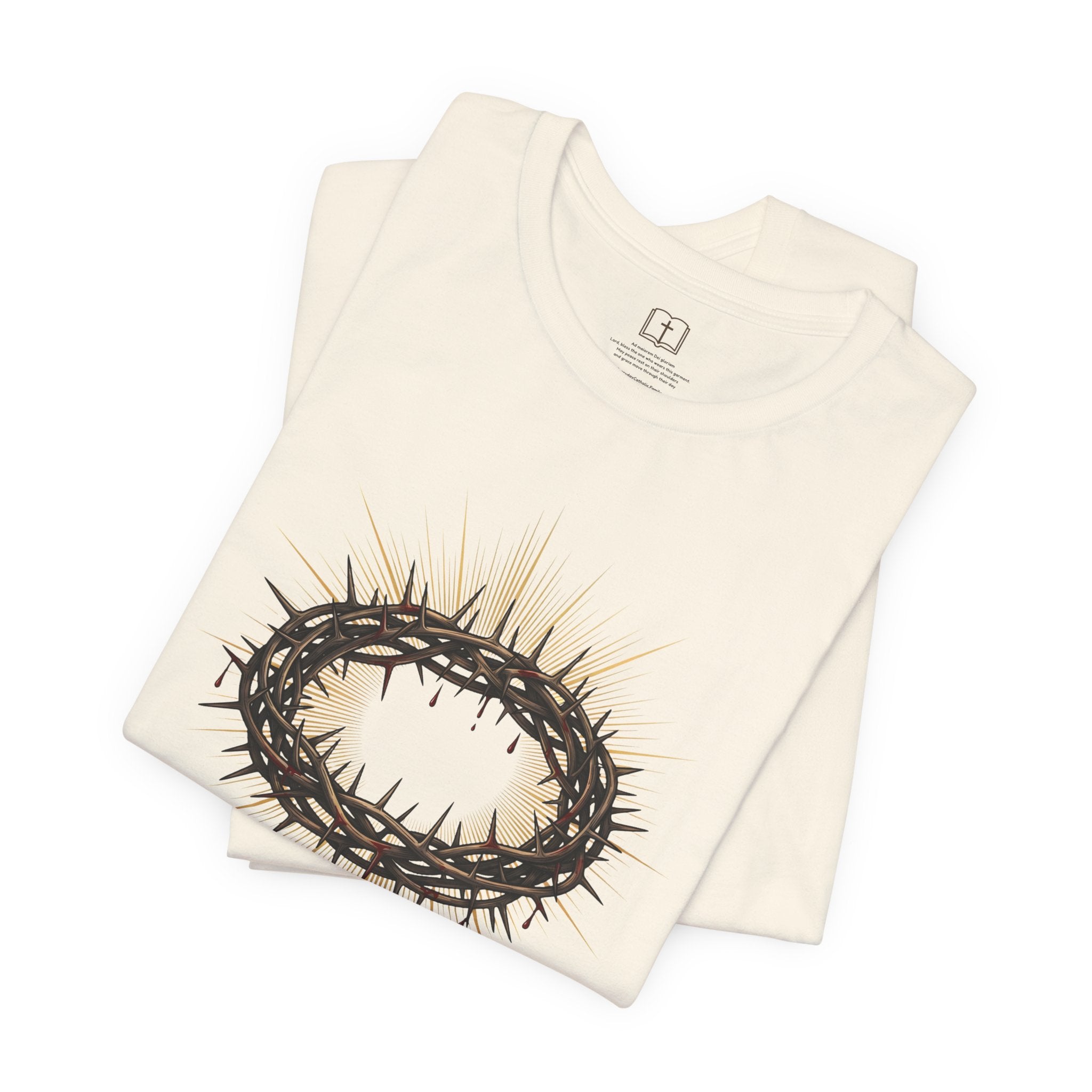 Camiseta para hombre Corona de Espinas de la Sagrada Pasión