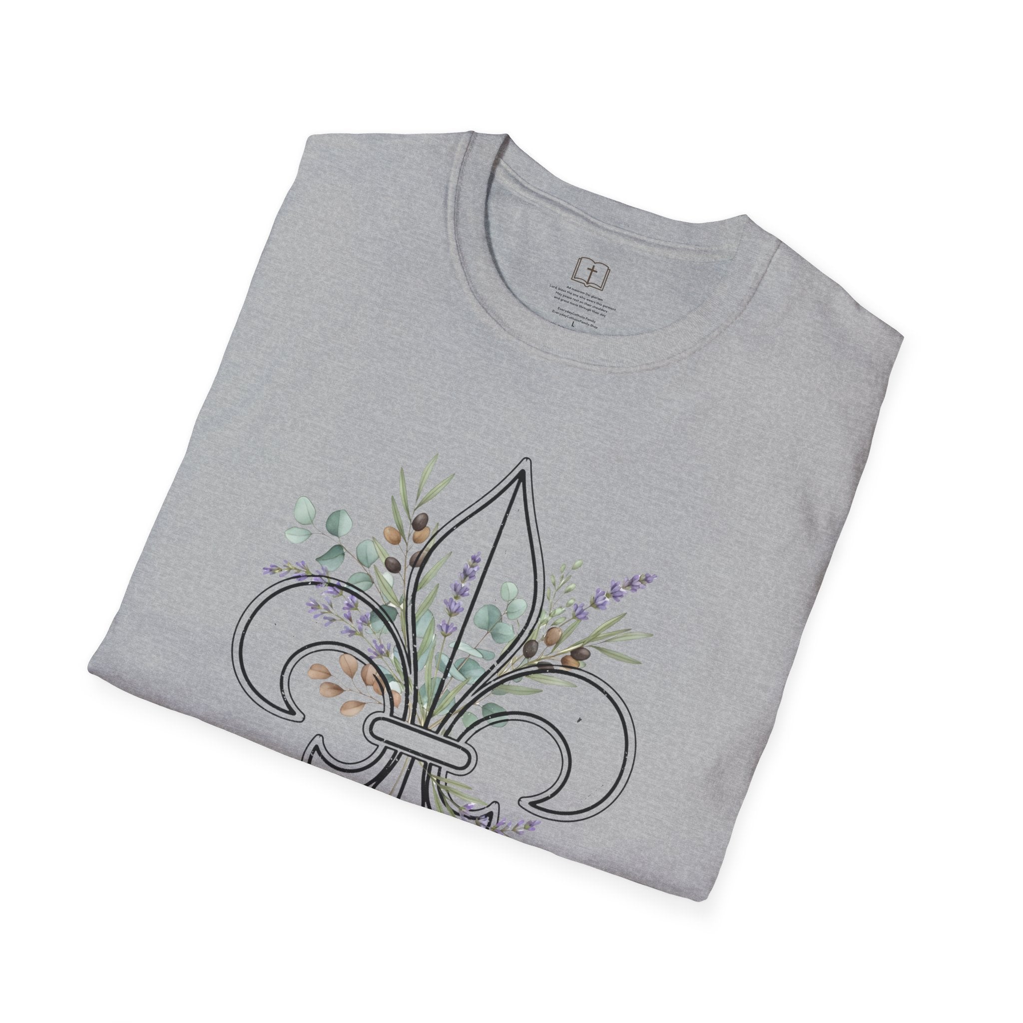 Camiseta floral de flor de lis de Faith &amp; Family Home