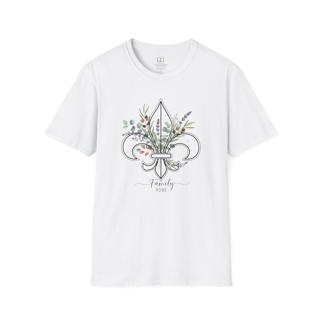 Camiseta floral de flor de lis de Faith &amp; Family Home