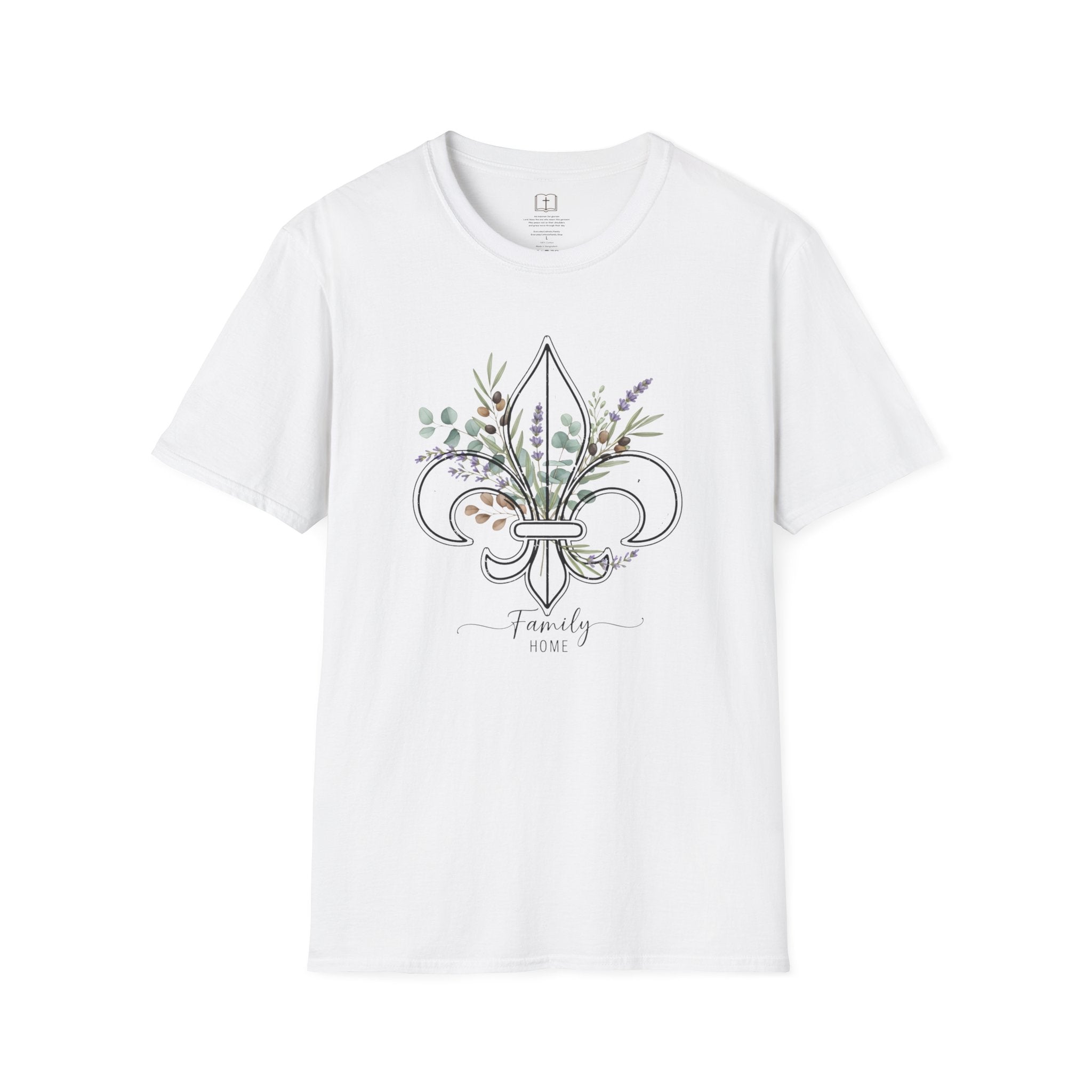 Camiseta floral de flor de lis de Faith &amp; Family Home