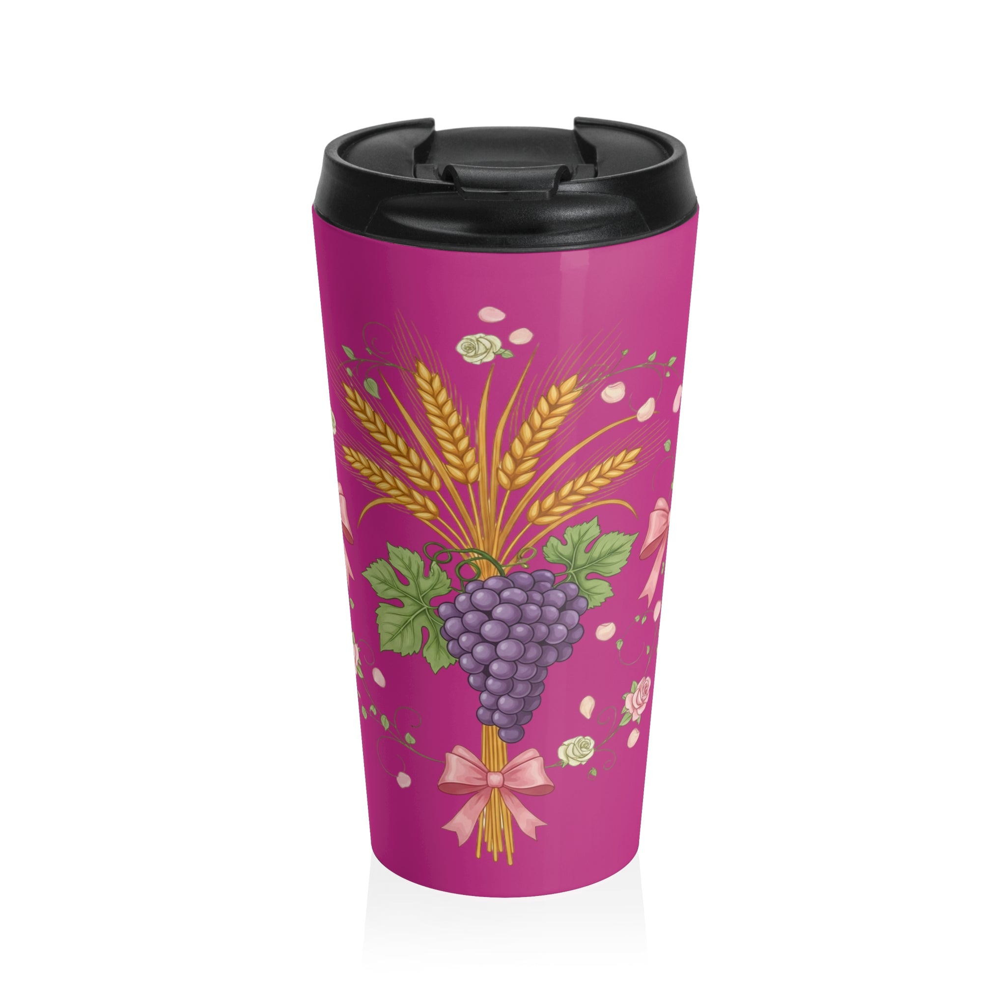 Abundant Harvest Travel Mug | Faith Inspired Stainless Steel Tumbler