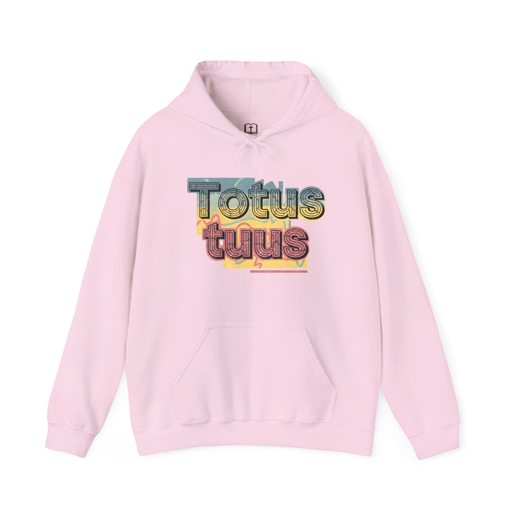 Totus Tuus Retro Hoodie | Modern Catholic Faith Apparel