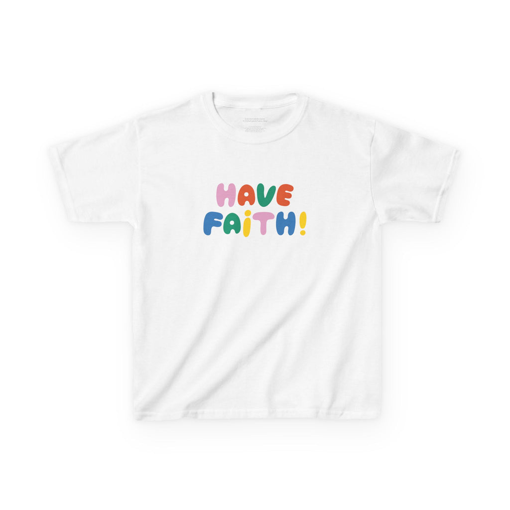 Camiseta infantil "Ten Fe" | Camiseta cristiana inspiradora para niños y niñas