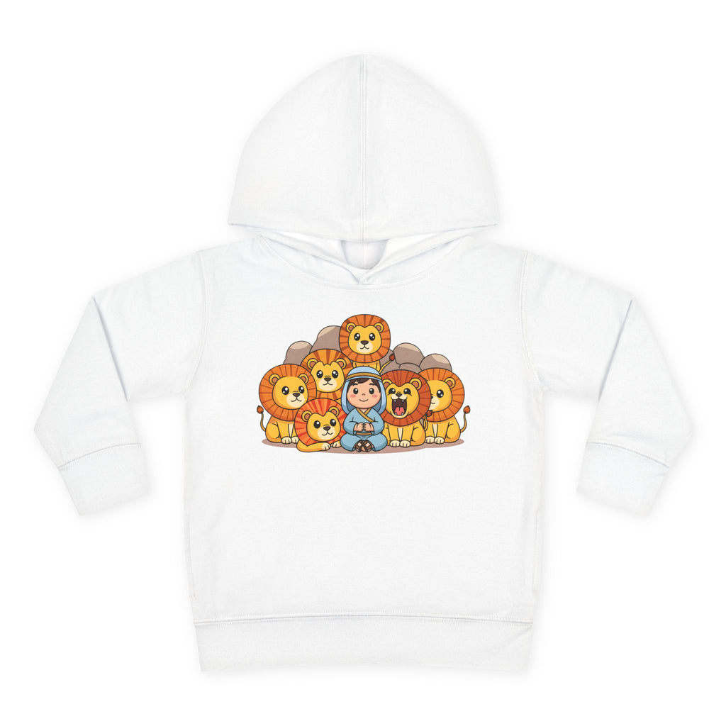 Sudadera con capucha para niños pequeños de Daniel en el foso de los leones | Ropa católica para niños 