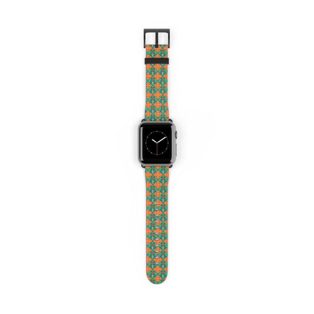 Correa para iWatch con cruz geométrica – Edición Modern Faith para mujer