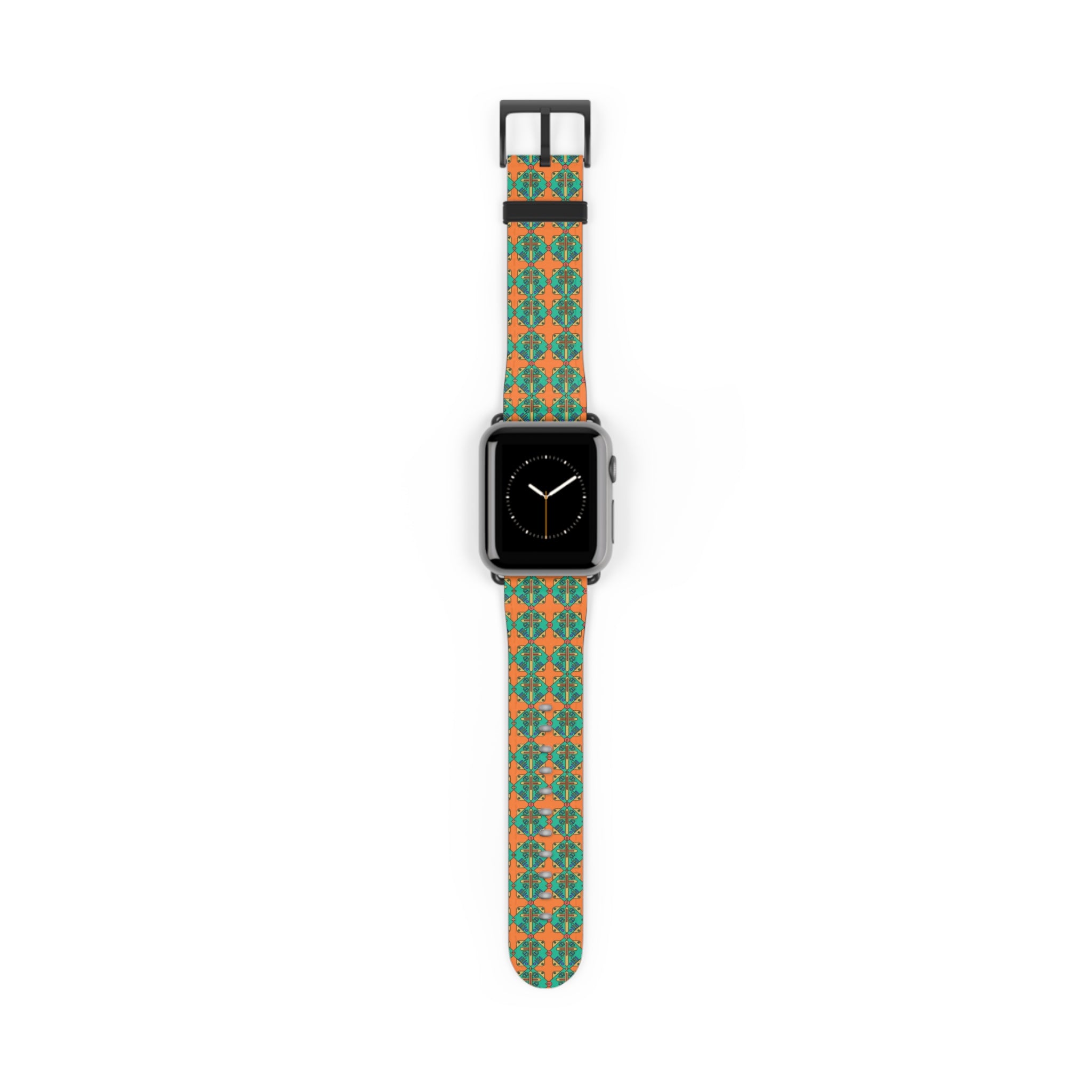 Correa para iWatch con cruz geométrica – Edición Modern Faith para mujer