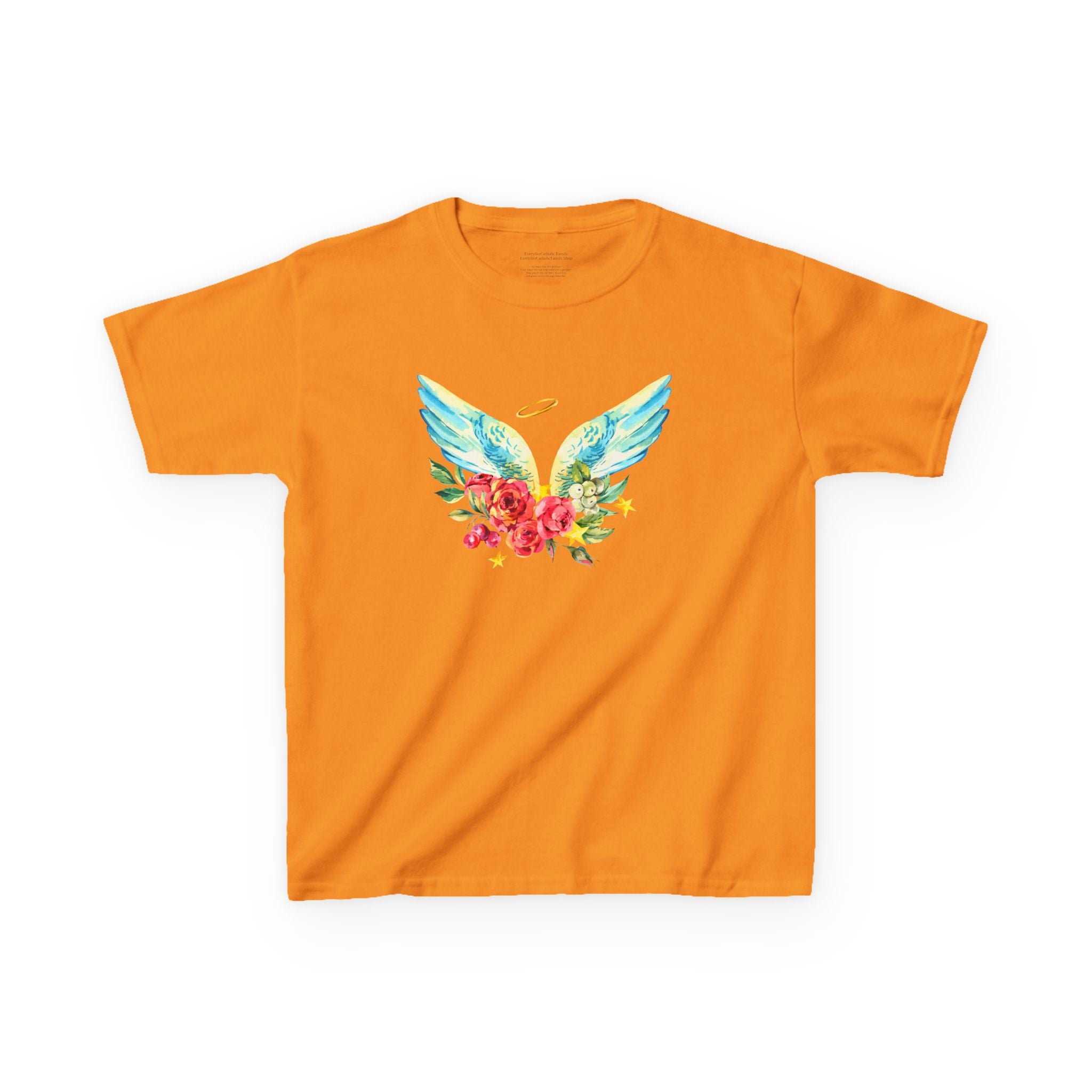 Angel Wings Kids T-Shirt | Faith Inspired Christian Tee for Boys & Girls