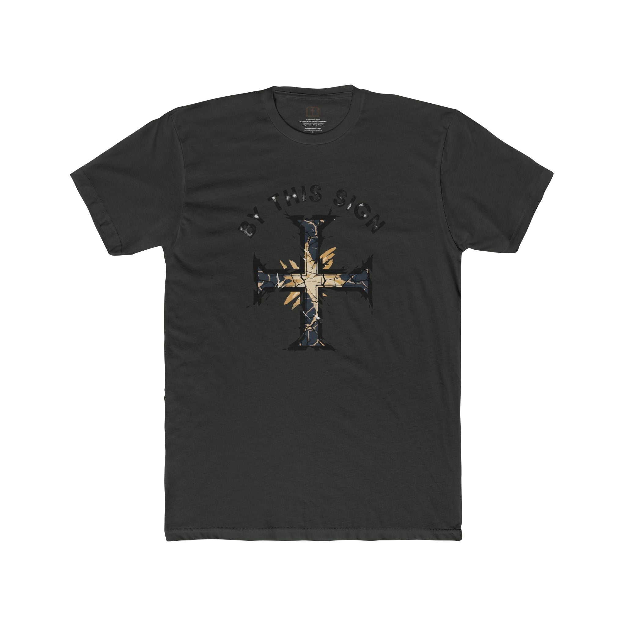 "By This Sign" Men's Crusader Cross T-Shirt