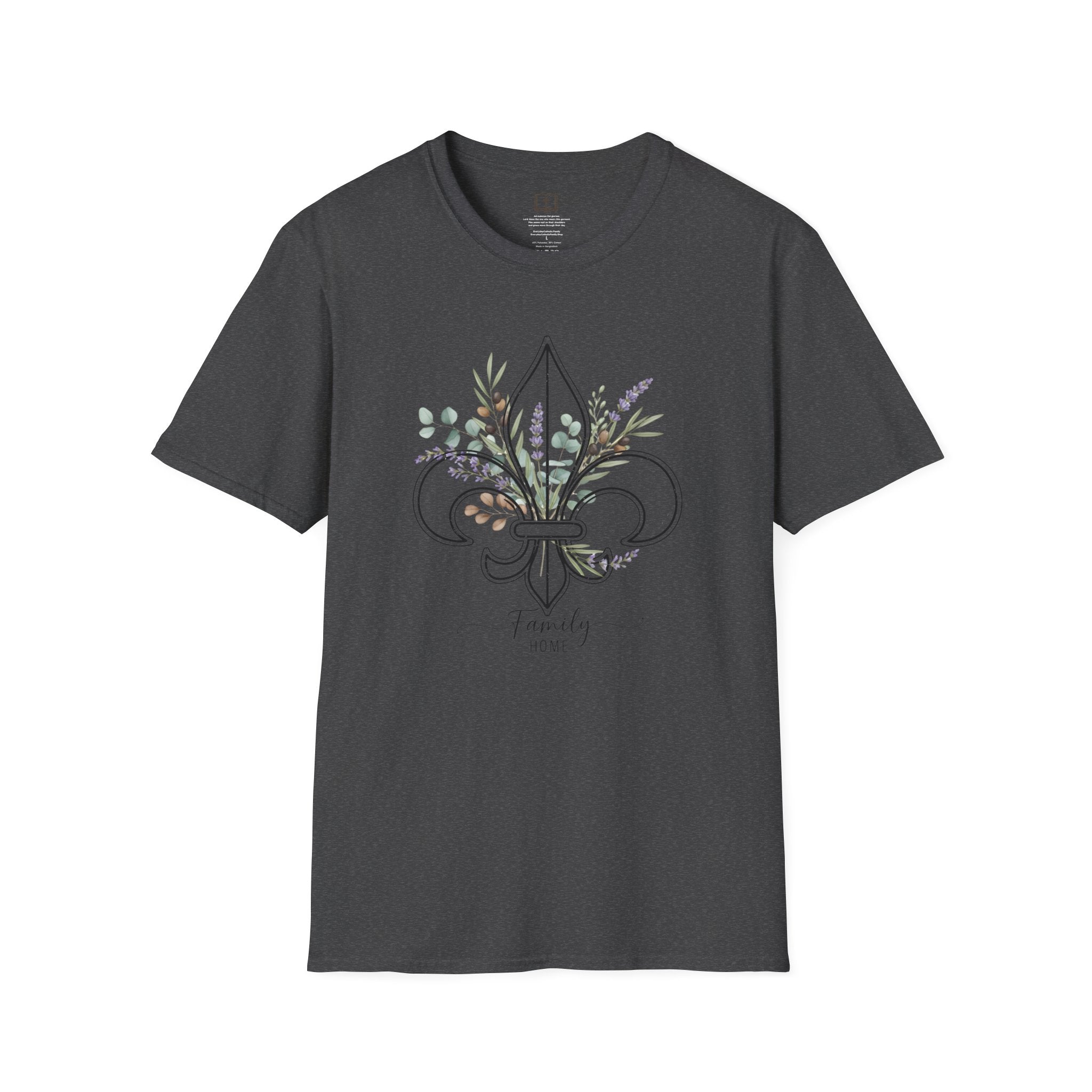 Camiseta floral de flor de lis de Faith &amp; Family Home