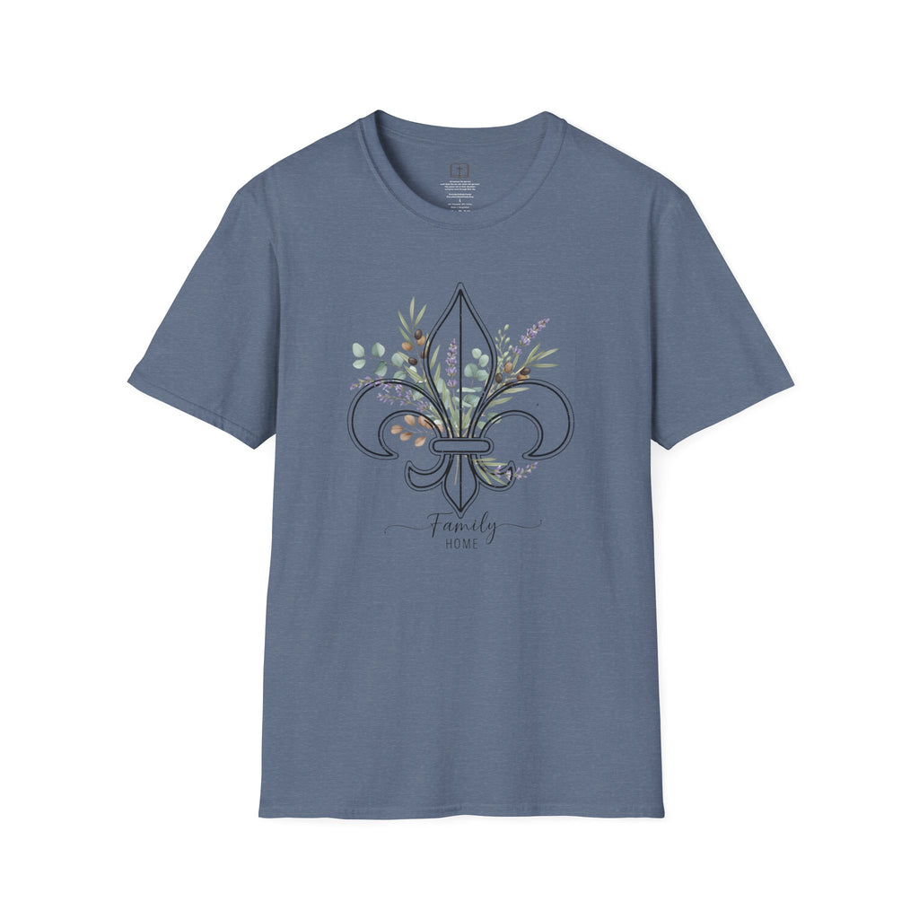 Camiseta floral de flor de lis de Faith &amp; Family Home