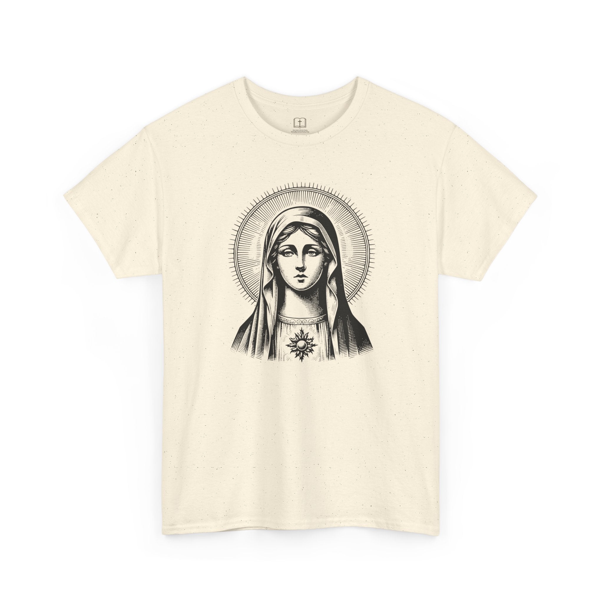 Camiseta de María de inspiración vintage para mujer | Camiseta de arte católico | Ropa religiosa