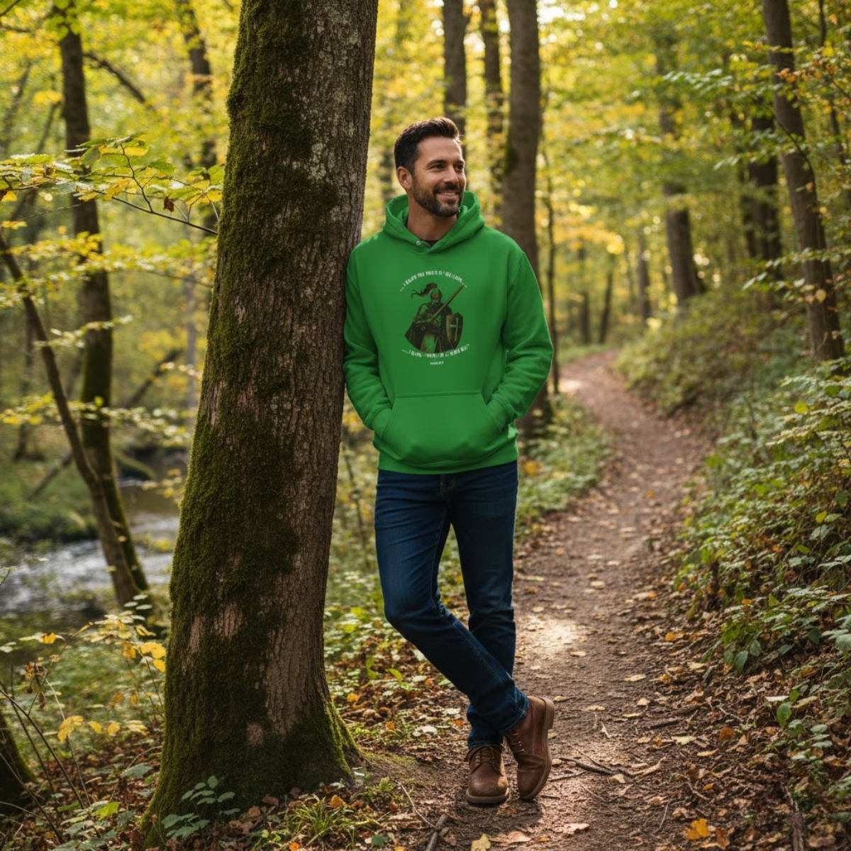 Sudadera con capucha inspiradora de armadura de caballero, sudadera de mezcla gruesa para hombre, prenda motivacional, regalo acogedor para él y para ella, perfecta para cualquier ocasión.