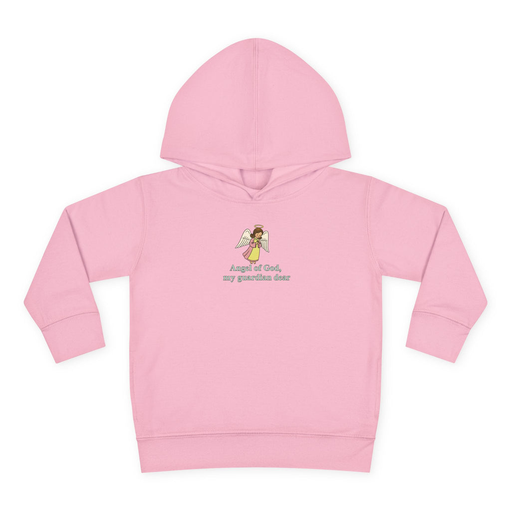 Sudadera con capucha de ángel de la guarda para niños pequeños: "Mi ángel de la guarda, mi querido ángel de la guarda". 