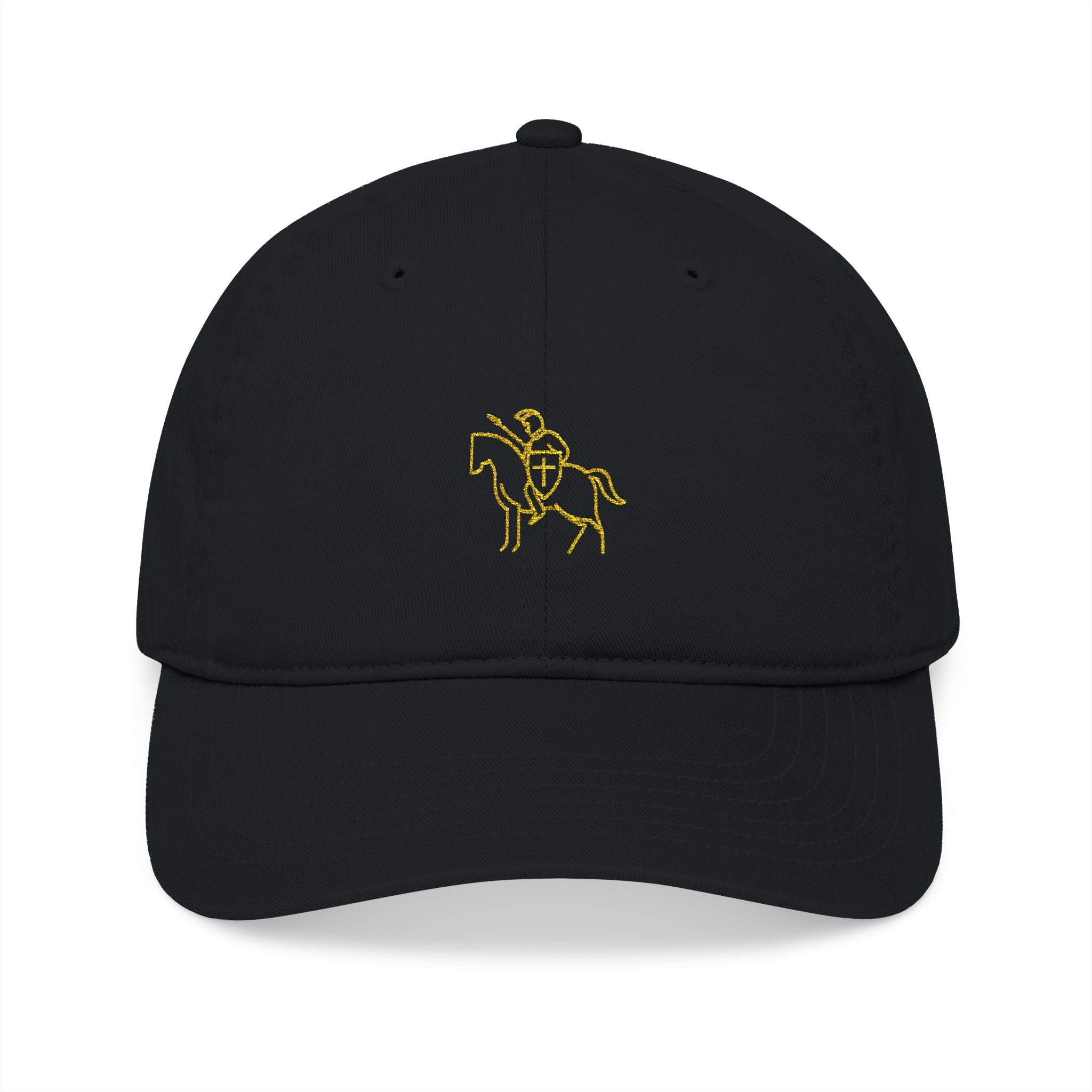 Gorra de béisbol orgánica Faith Crusader | Gorra católica para hombre | Gorra con cruz bordada | Regalo para padres y esposos