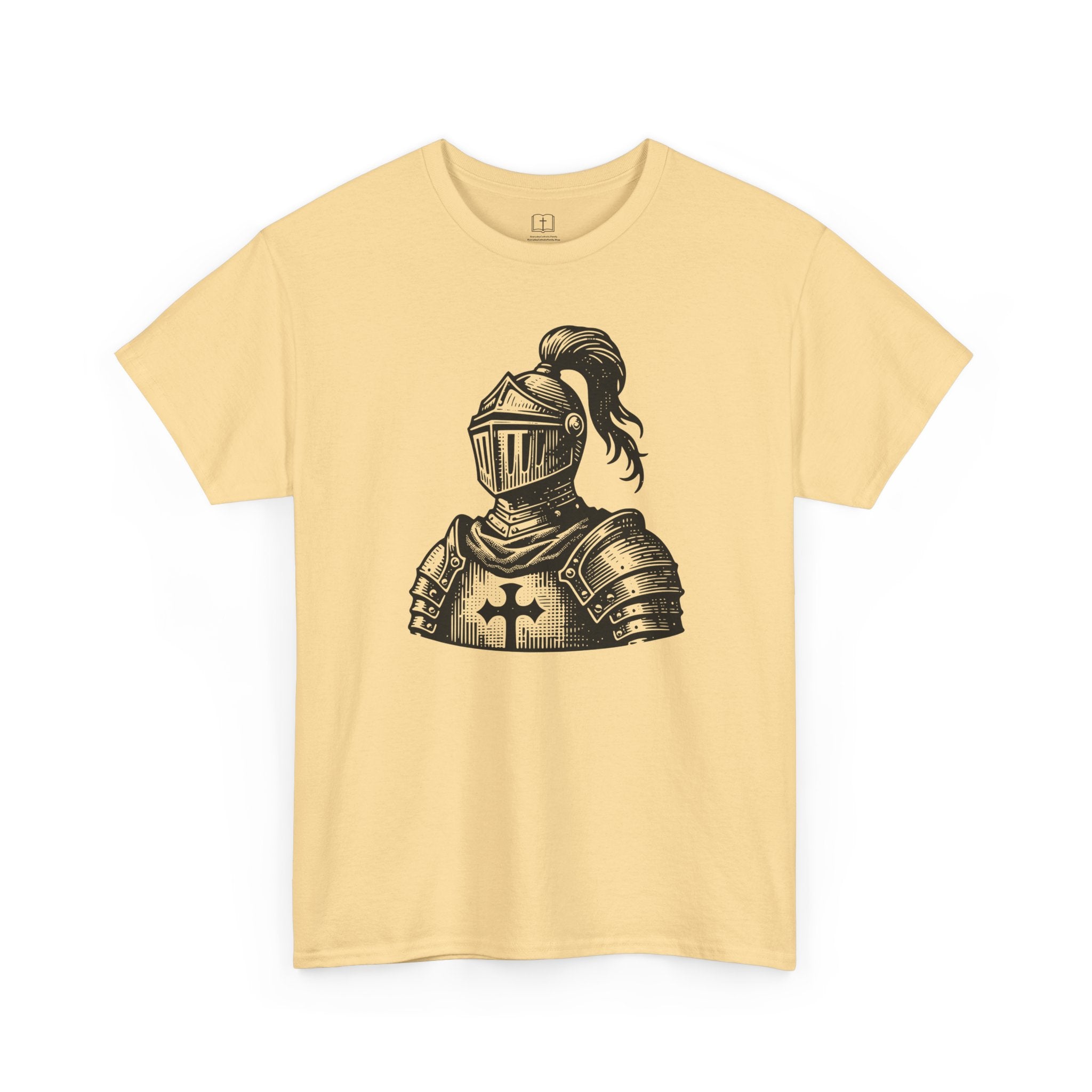 Knight Armor Men’s T-Shirt | Faith-Inspired Graphic Tee | Everyday Strength and Style