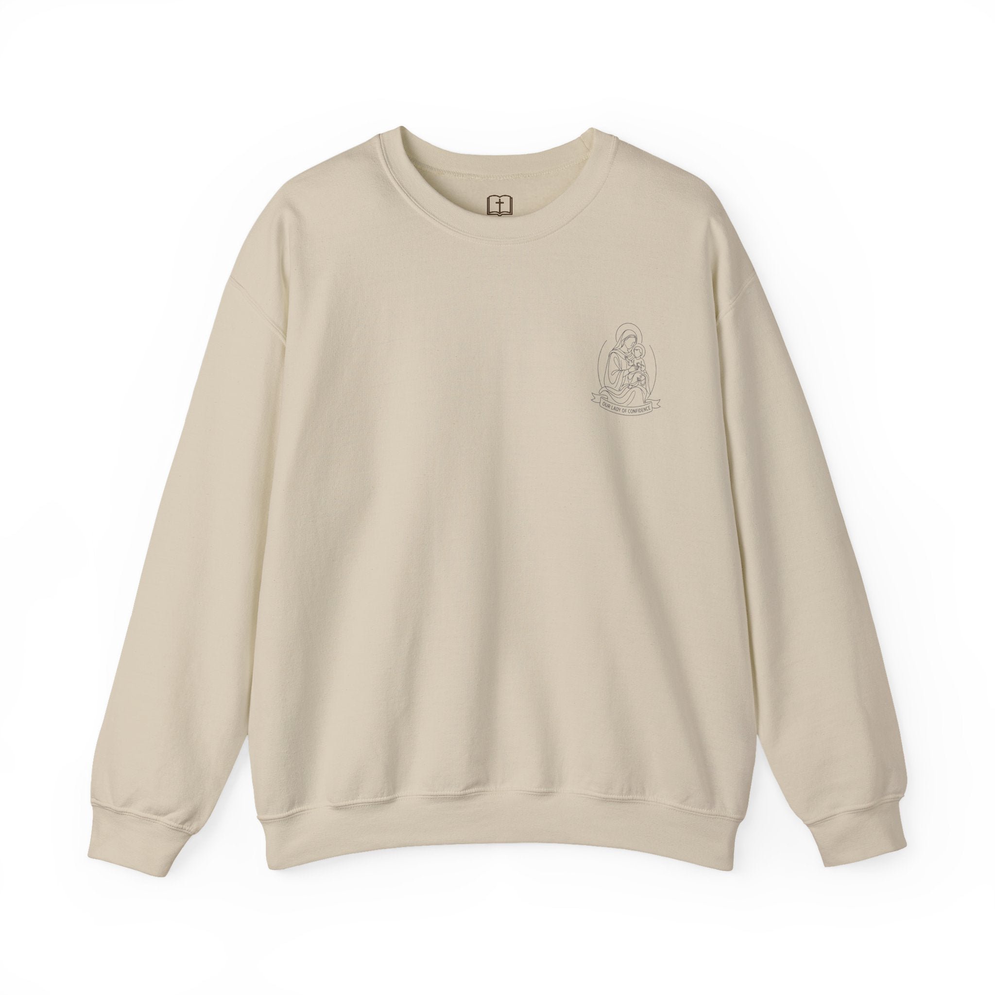 Our Lady of Confidence Catholic Crewneck Sweatshirt