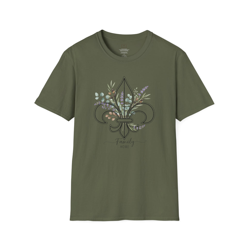 Camiseta floral de flor de lis de Faith &amp; Family Home