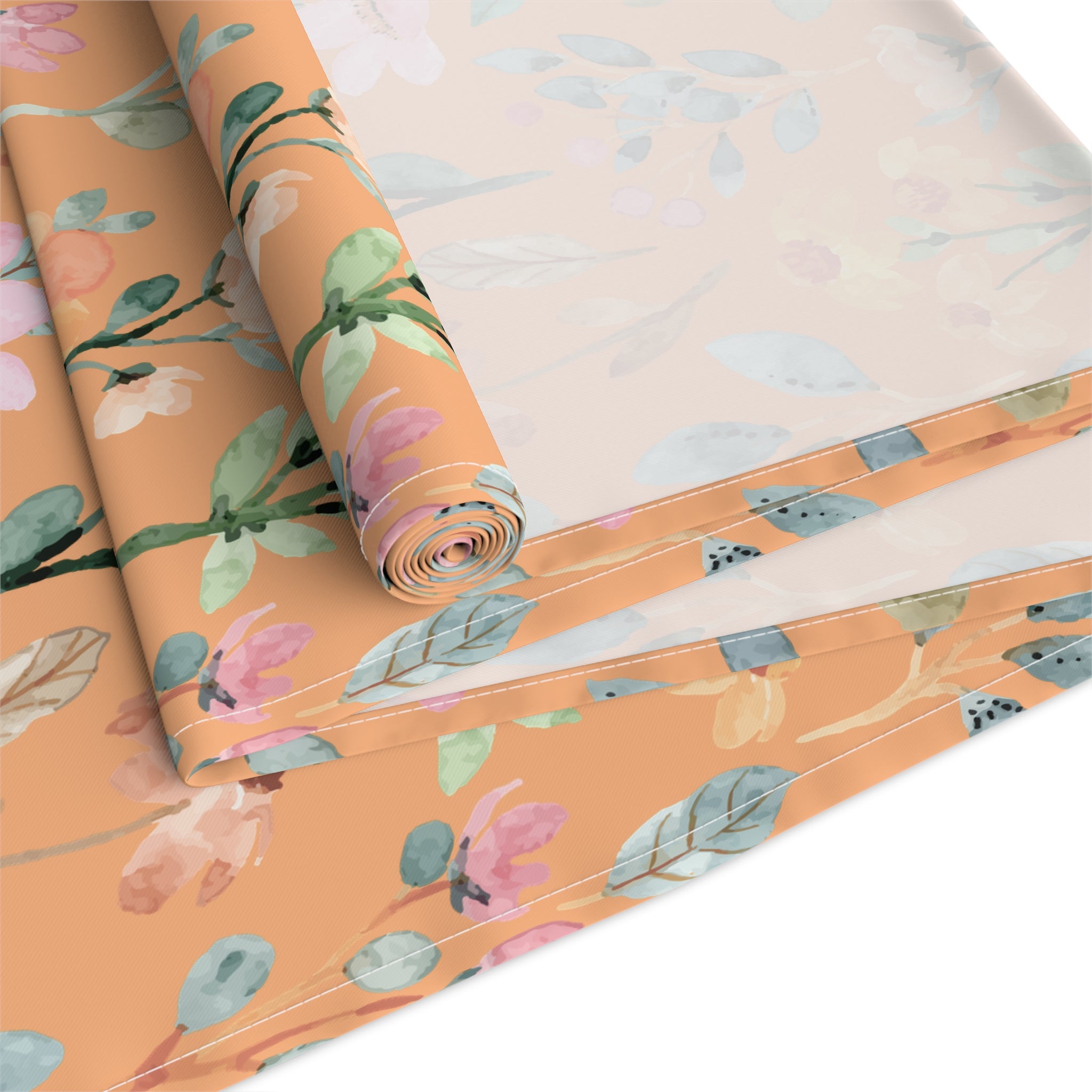 Camino de mesa floral IHS Sacred Garden | Decoración católica para el hogar