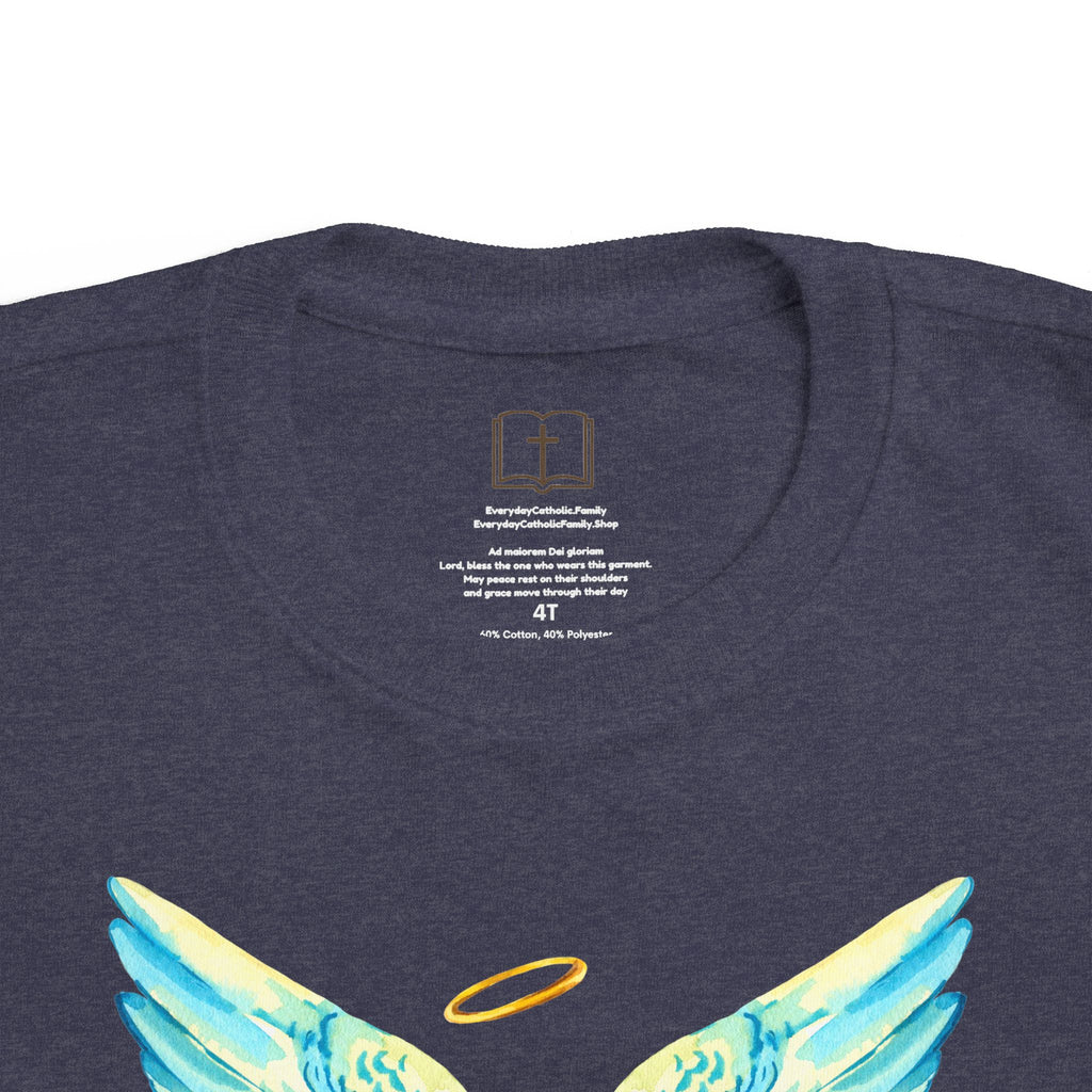 Camiseta con alas de ángel para niños pequeños