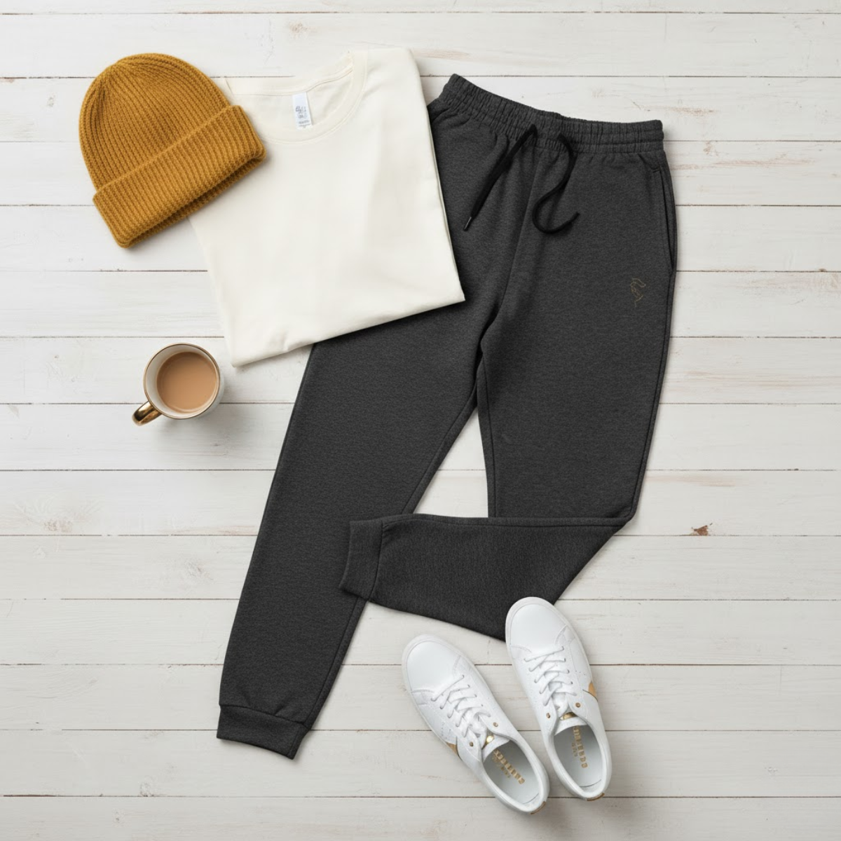 Pantalones deportivos con bordado de María | Pantalones de descanso para mujer inspirados en la fe | Ropa católica | Ropa cómoda para el día a día