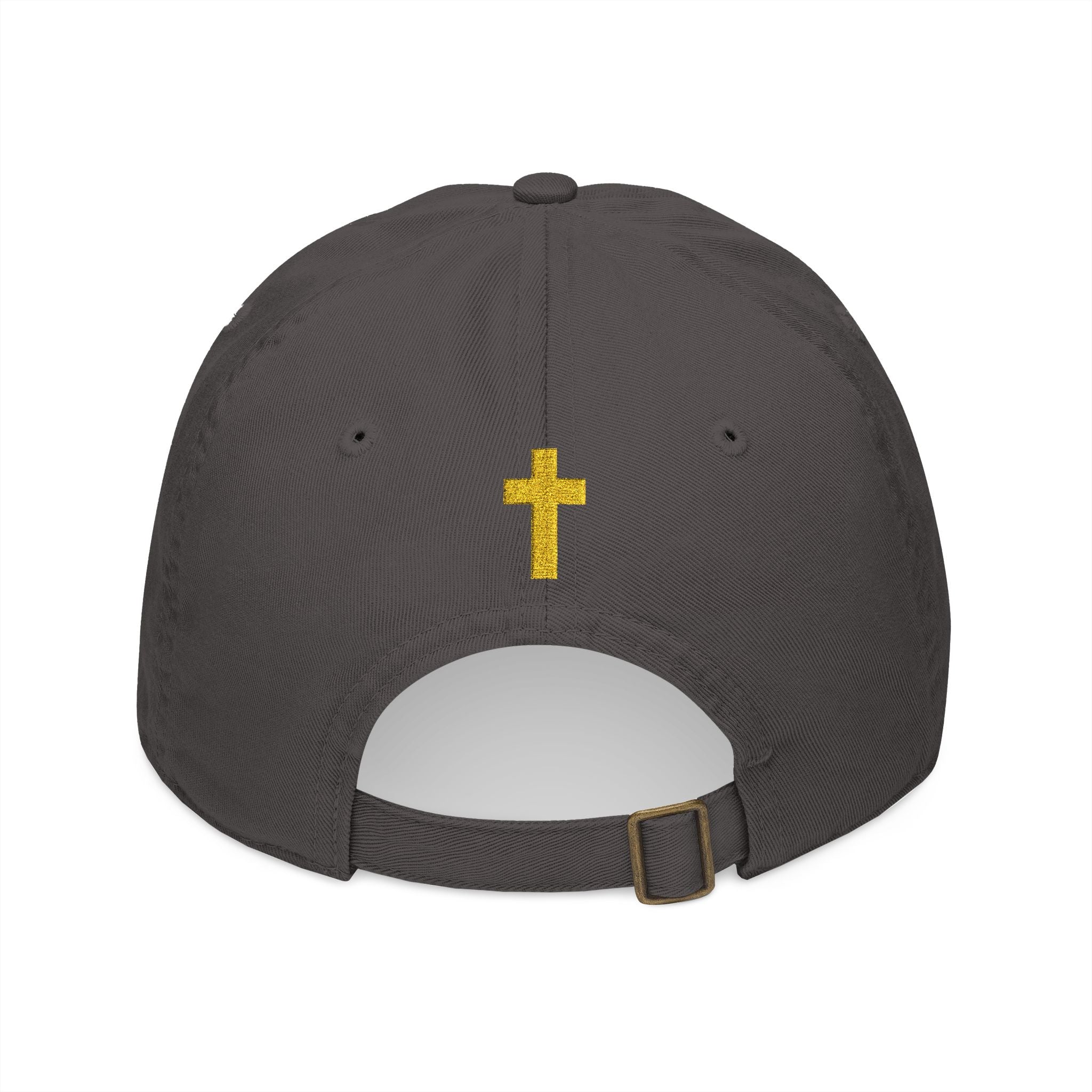 Gorra de béisbol orgánica Faith Crusader | Gorra católica para hombre | Gorra con cruz bordada | Regalo para padres y esposos