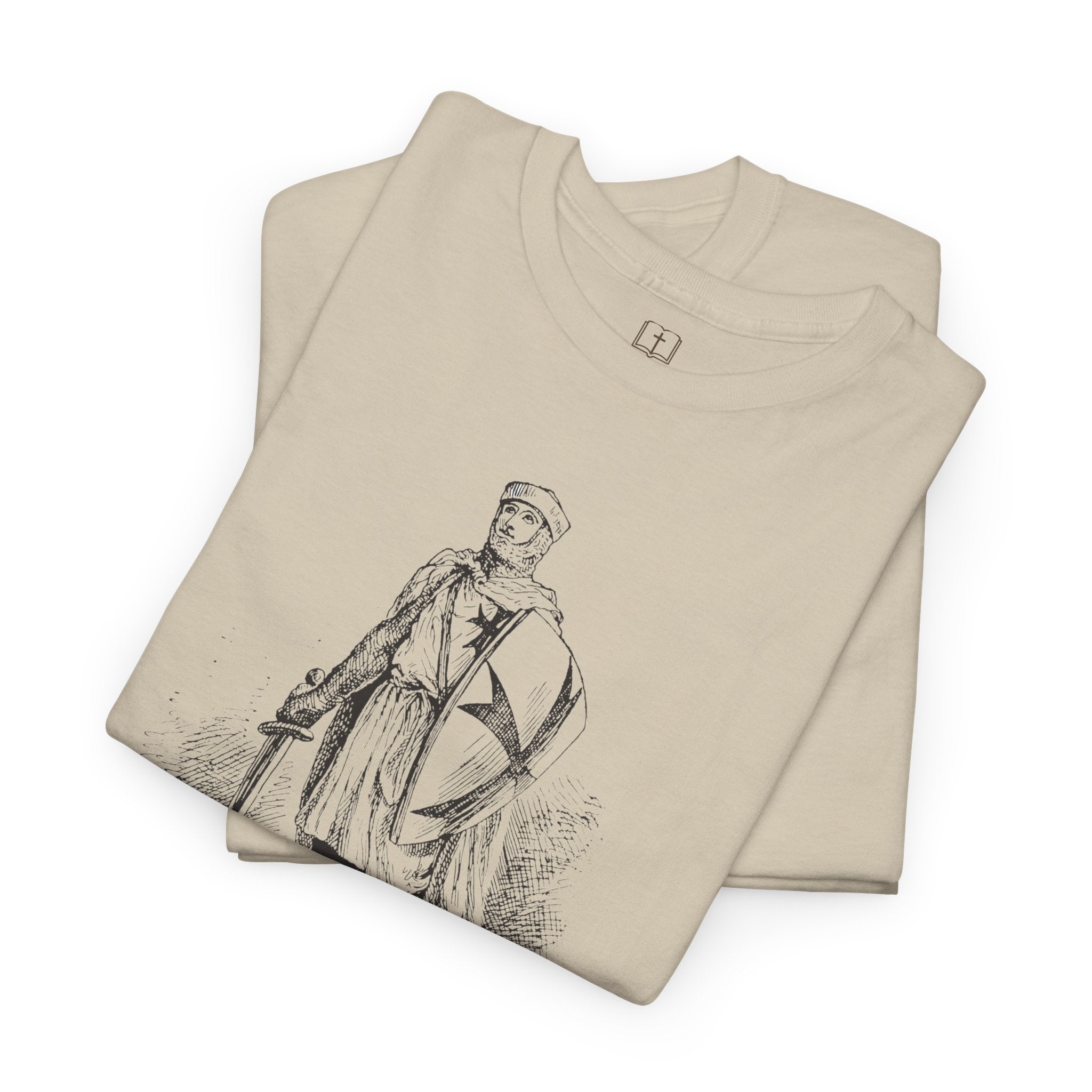 Vintage Crusader Men’s T-Shirt | Faith & Heritage Graphic Tee | Classic Christian Apparel for Men