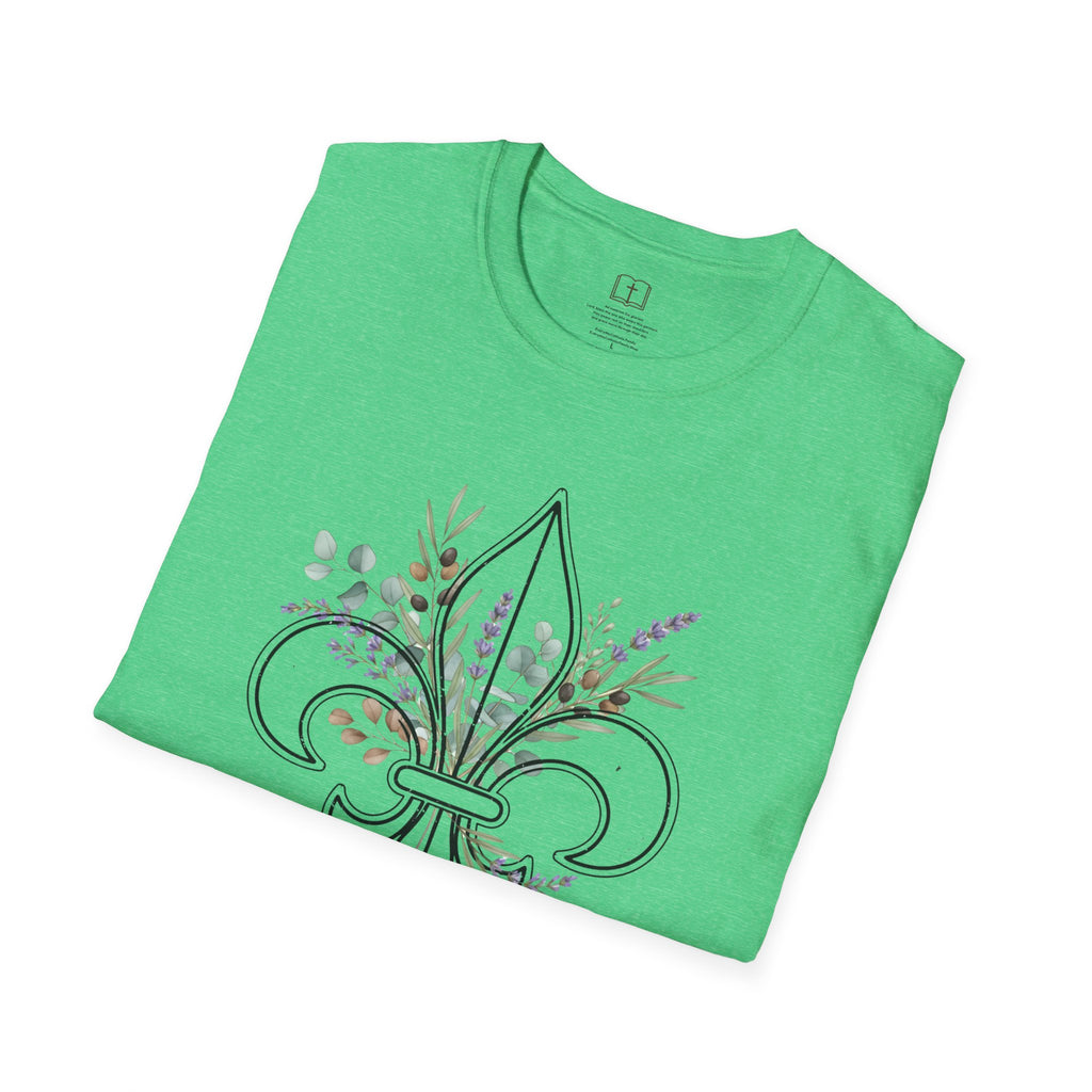Camiseta floral de flor de lis de Faith &amp; Family Home